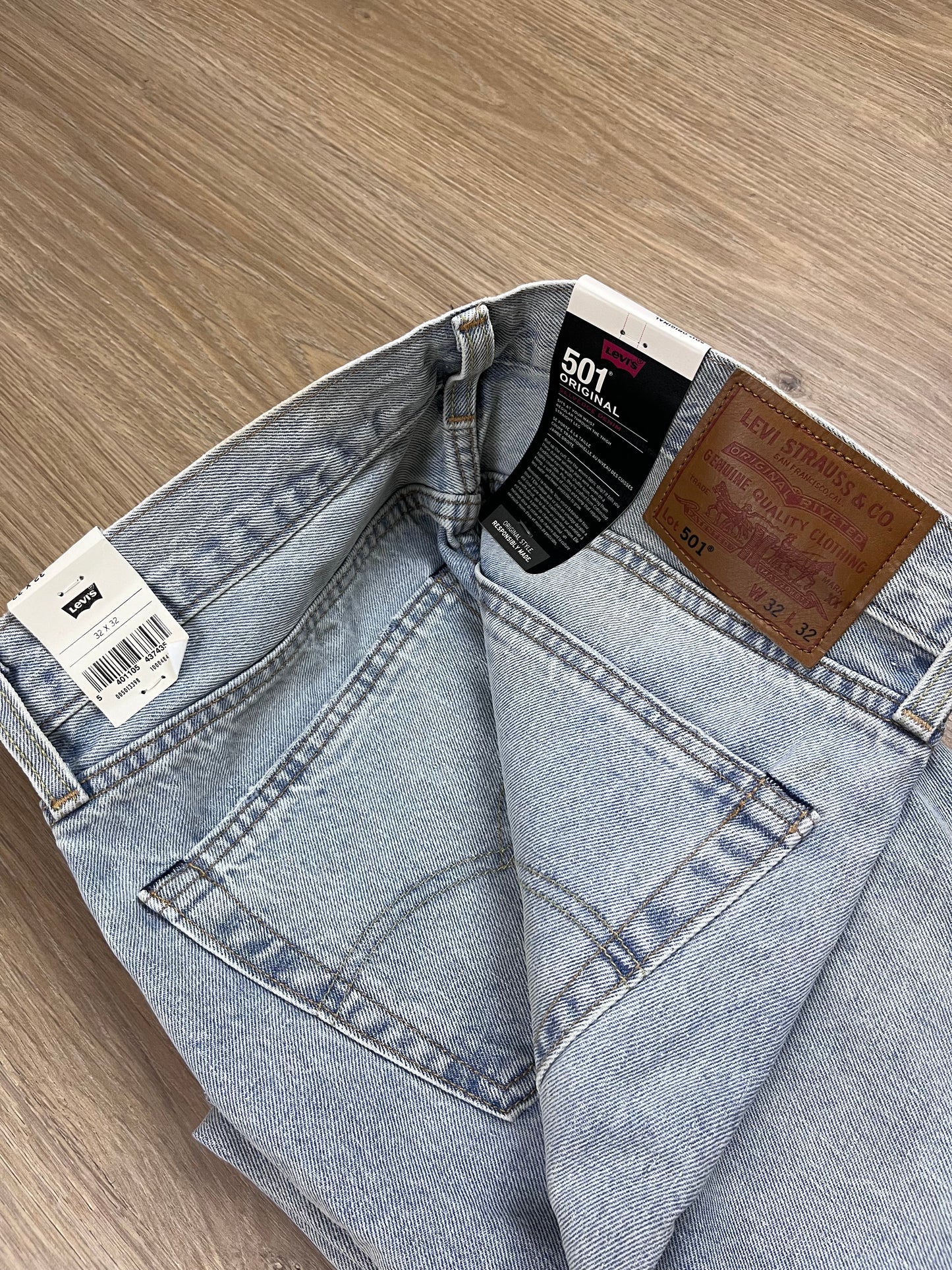 Levi's 501 Original Fit Jeans Herren Blau W32 / L32