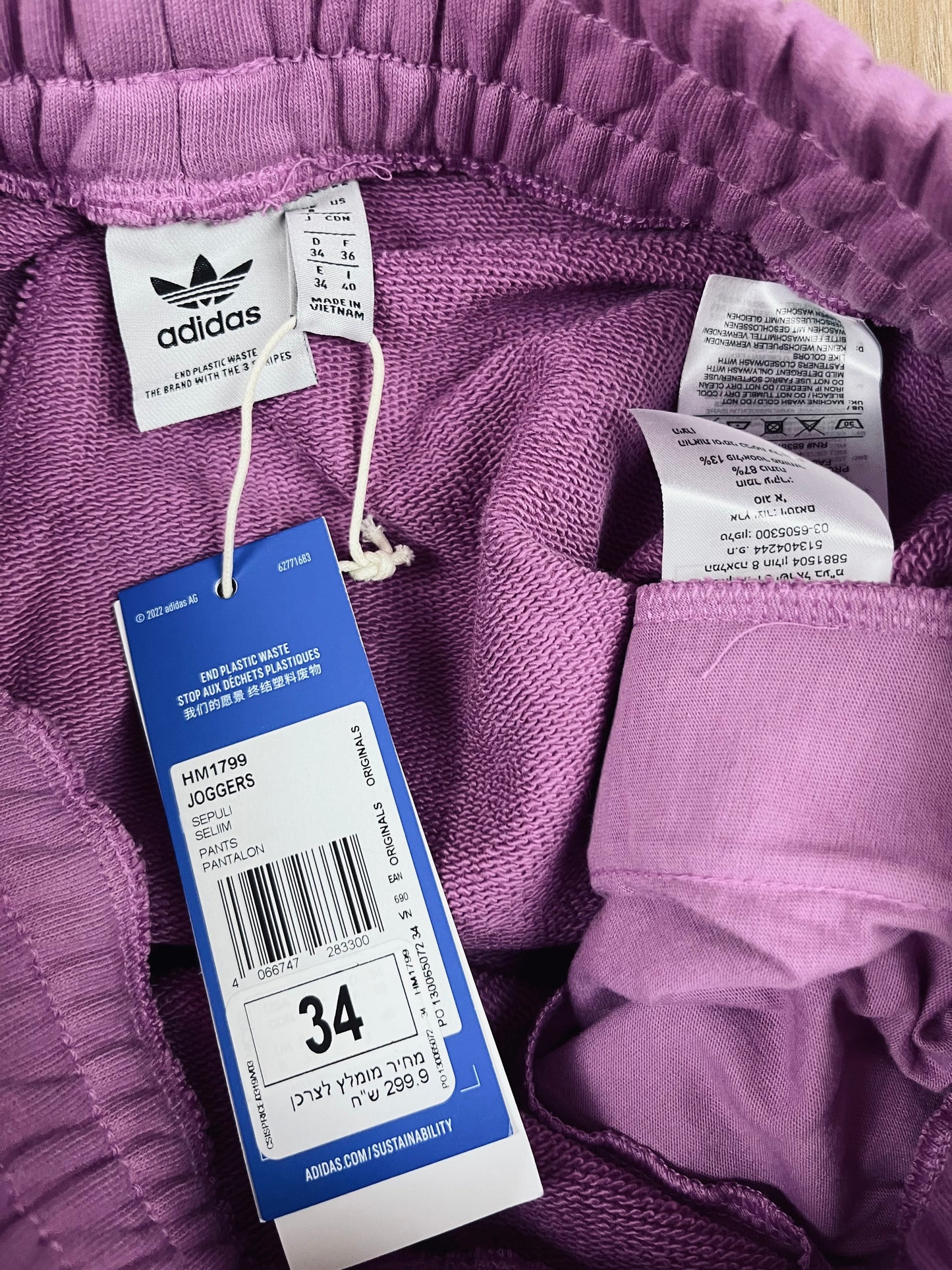 Adidas Originals Adicolor Joggers Damen Sweathose Pink (Größe 34 / XS)