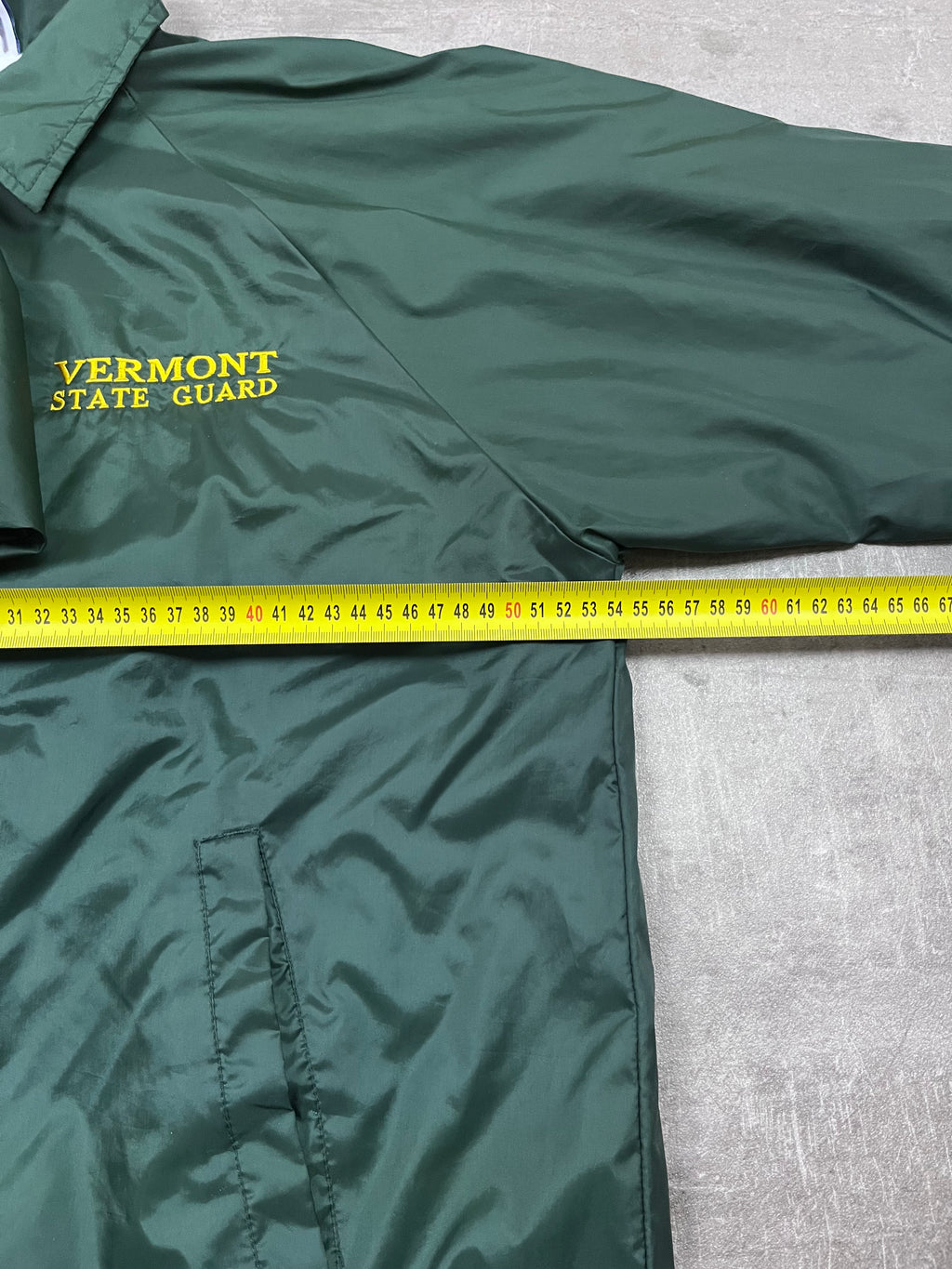 Vintage Augusta Sportswear Coachjacke Vermont State Guard Grün 1