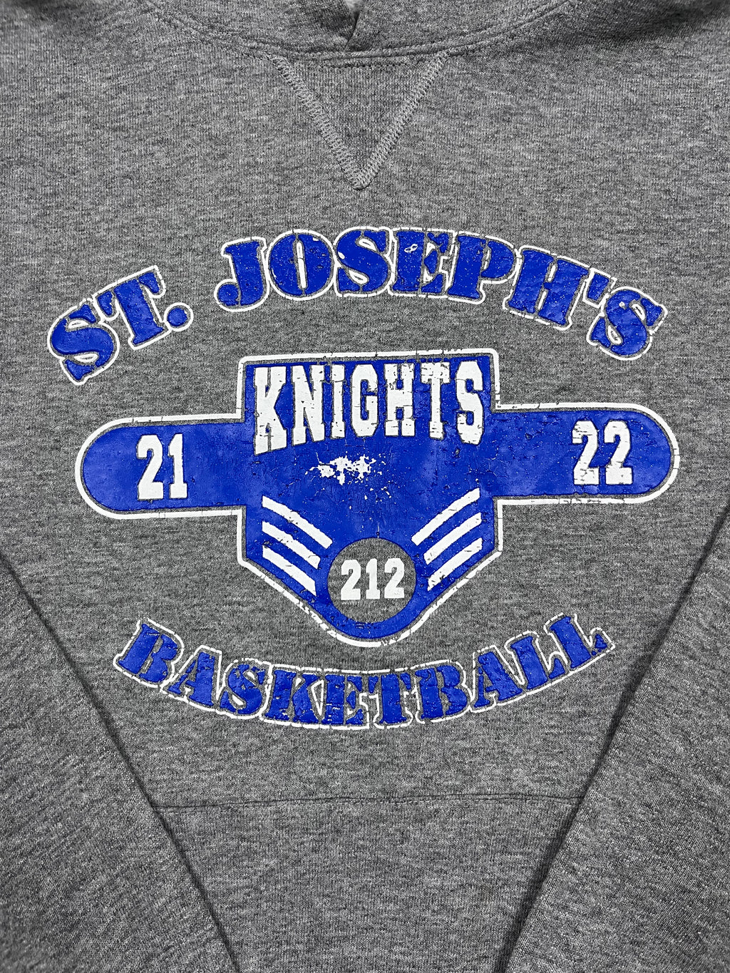 Vintage Russell Athletic Hoodie St. Joseph's Knights Basketball 8