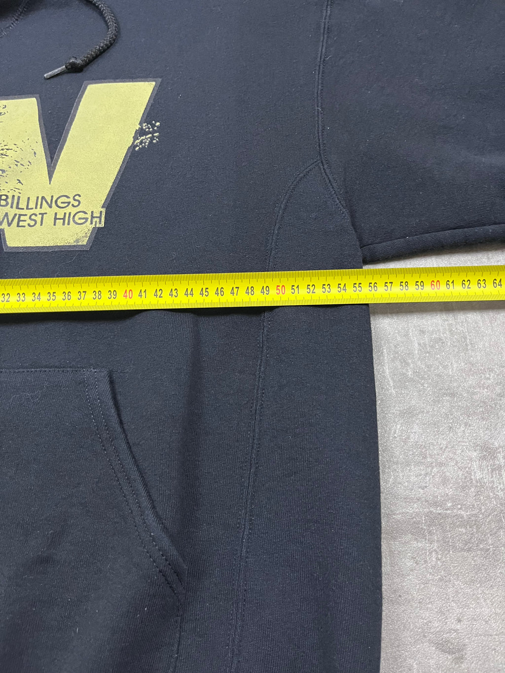 Vintage Russell Athletic Hoodie Billings West High 15