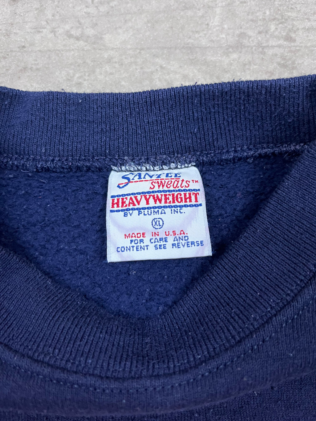 Vintage Santee Sweats Pullover Illinois Dunkelblau 1