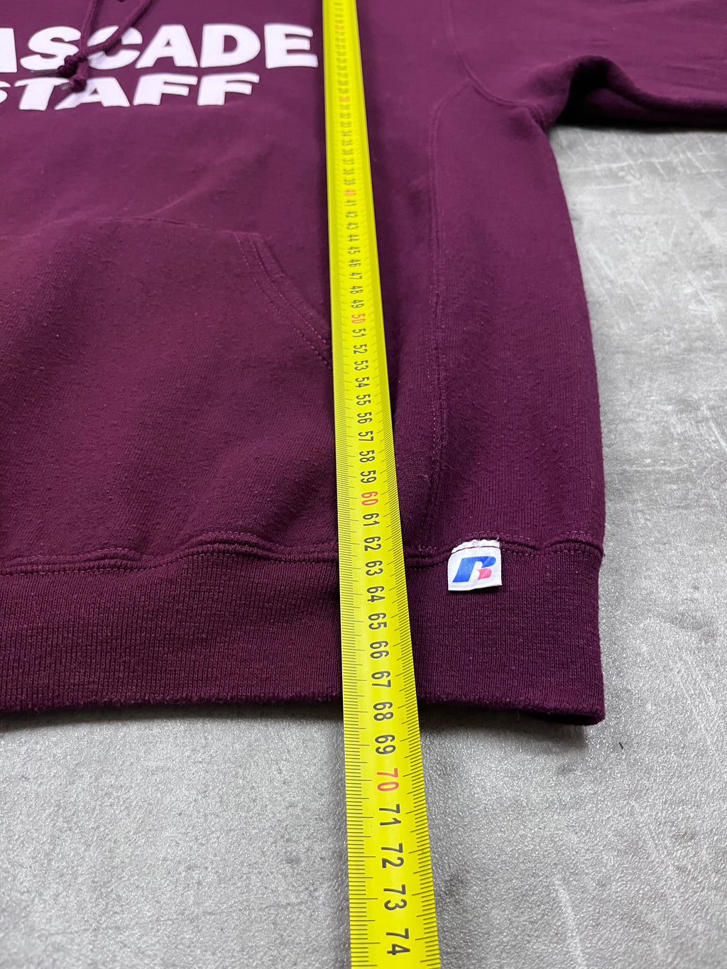Vintage Russell Athletic Hoodie Cascade Staff 6