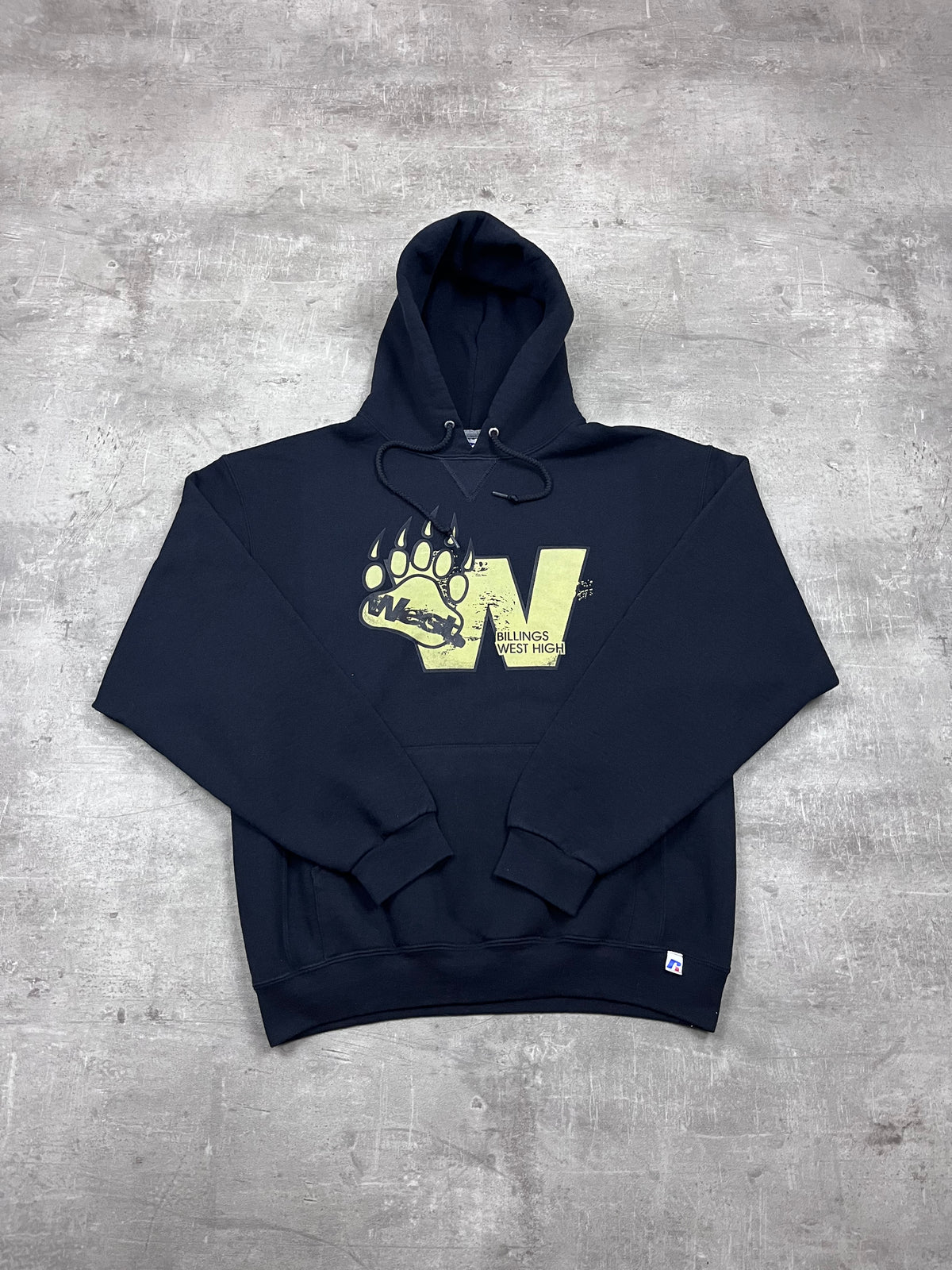 Vintage Russell Athletic Hoodie Billings West High 15