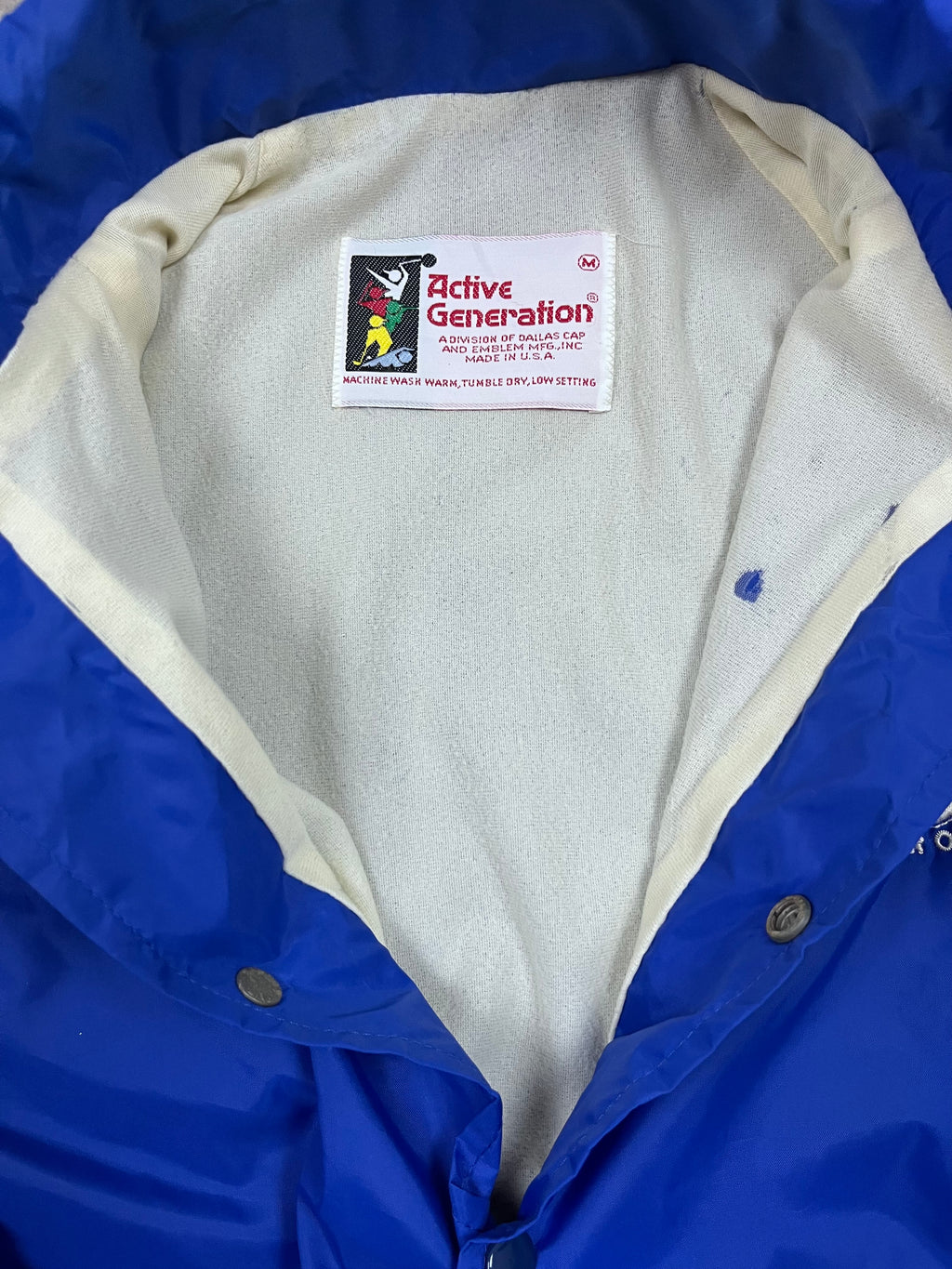 Vintage Active Generation Coachjacke All-Coast Königsblau 1