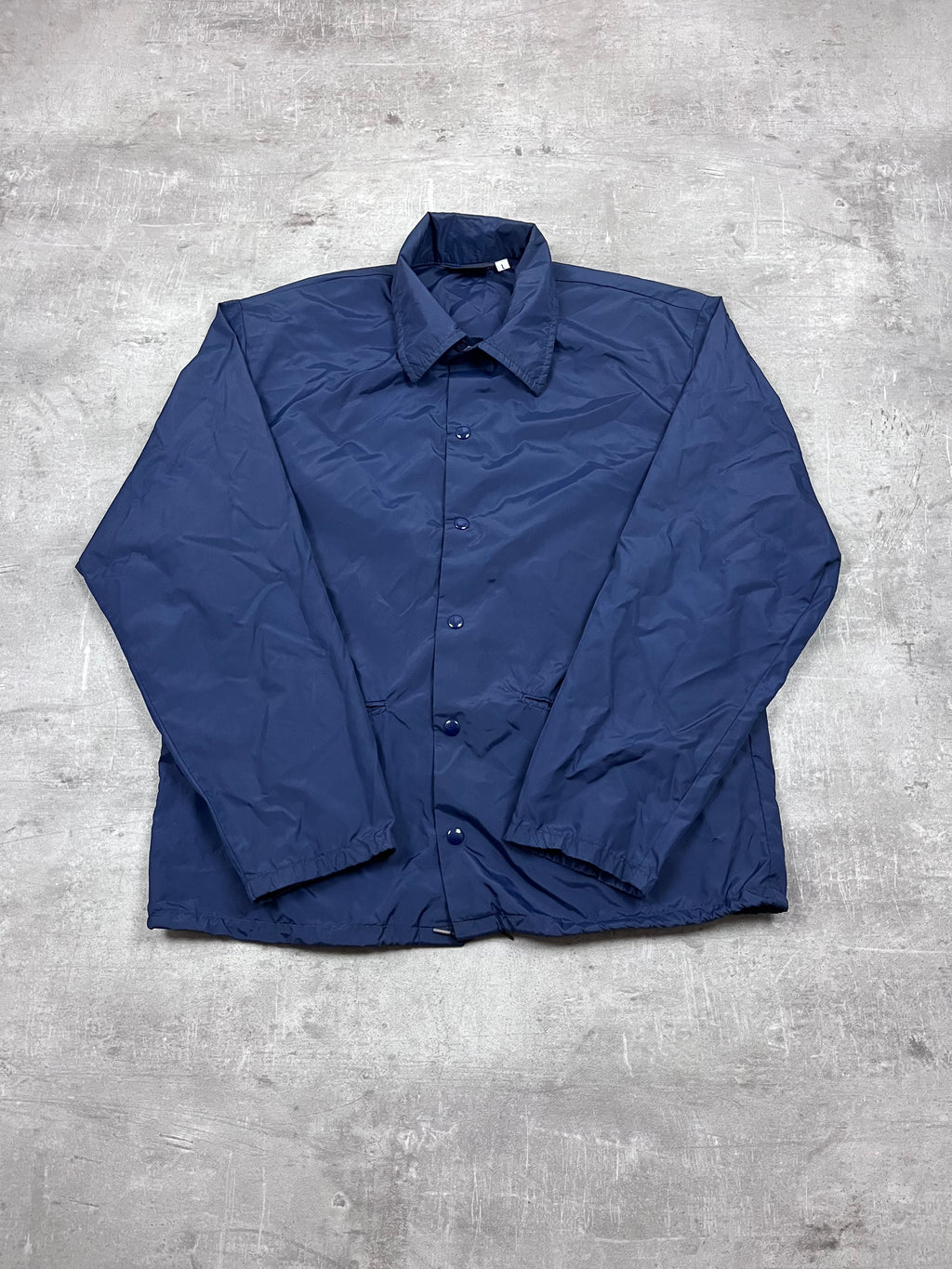 Vintage Coachjacke Dunkelblau 1