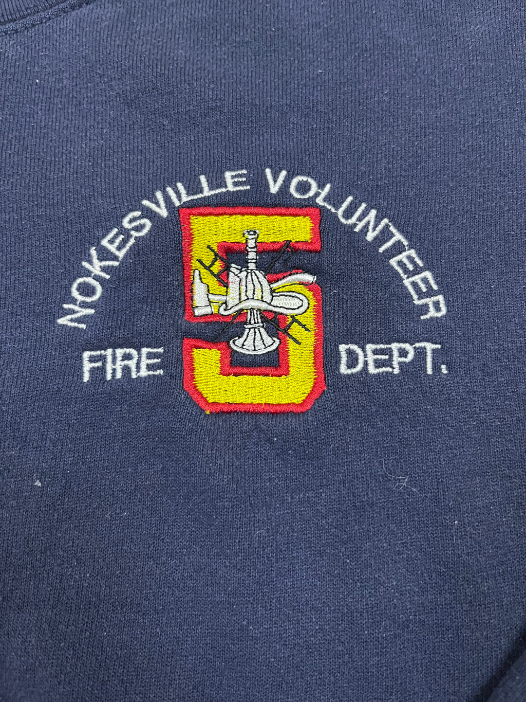 Vintage Lee Heavyweight Pullover Nokesville Volunteer Fire Dept 14