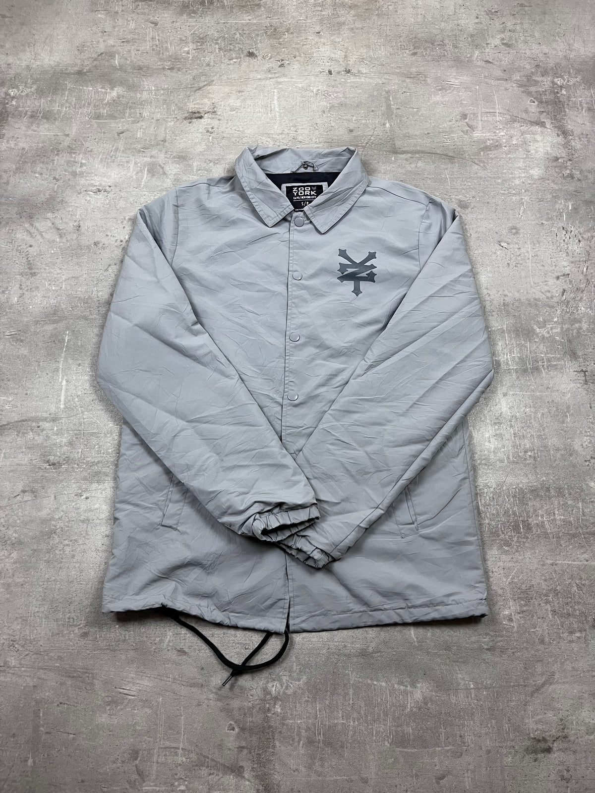 Vintage Zoo York Coachjacke Grau 1