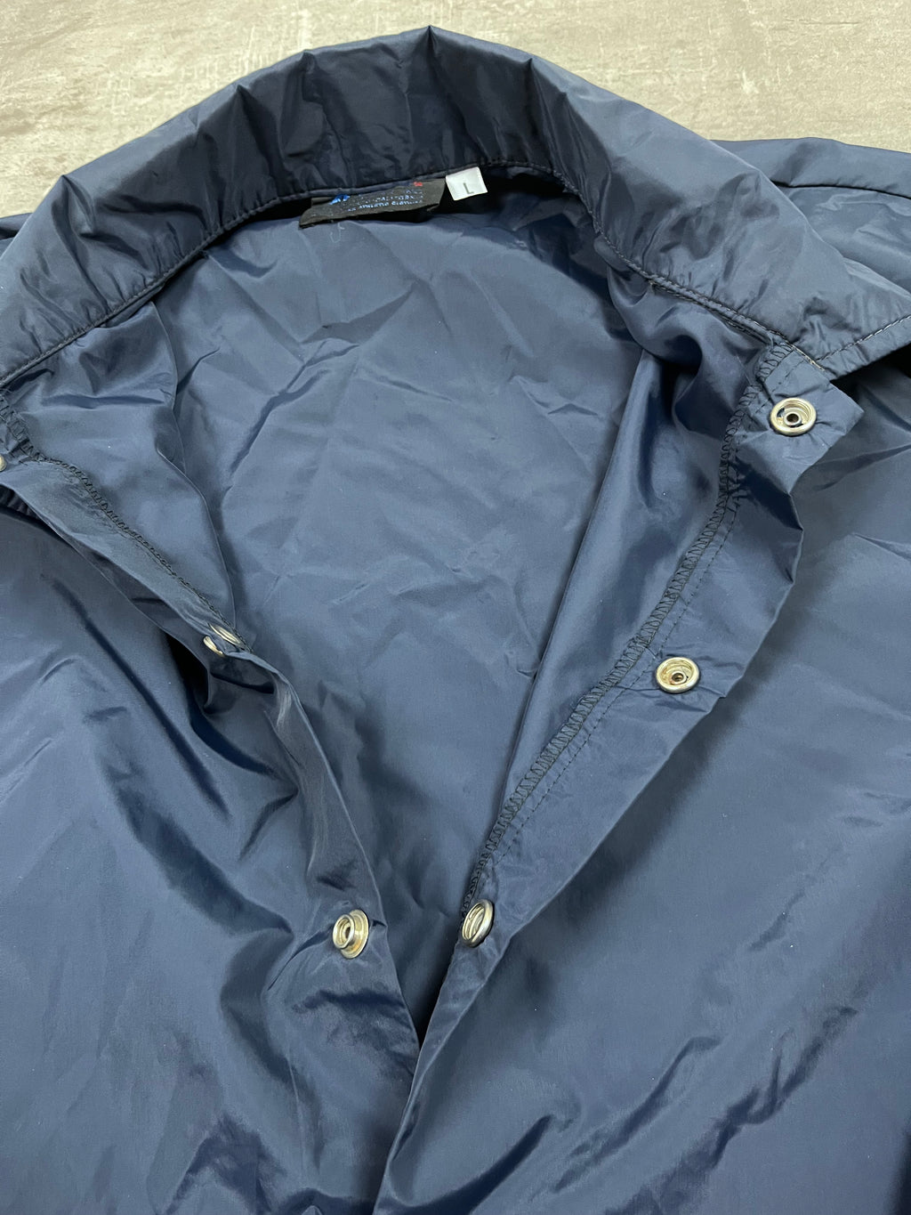 Vintage Coachjacke Dunkelblau 1