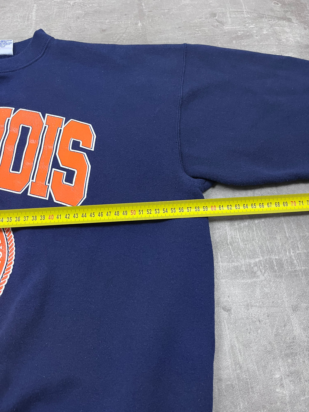 Vintage Santee Sweats Pullover Illinois Dunkelblau 1