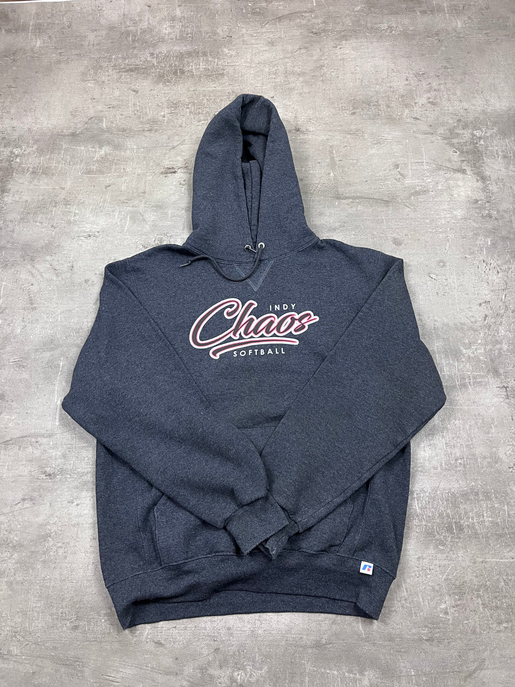 Vintage Russell Athletic Hoodie Indy Chaos Softball 9