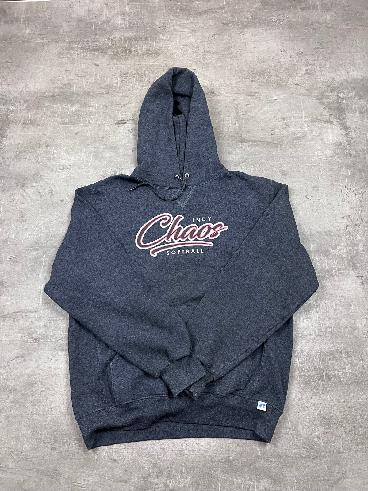Vintage Russell Athletic Hoodie Indy Chaos Softball 9