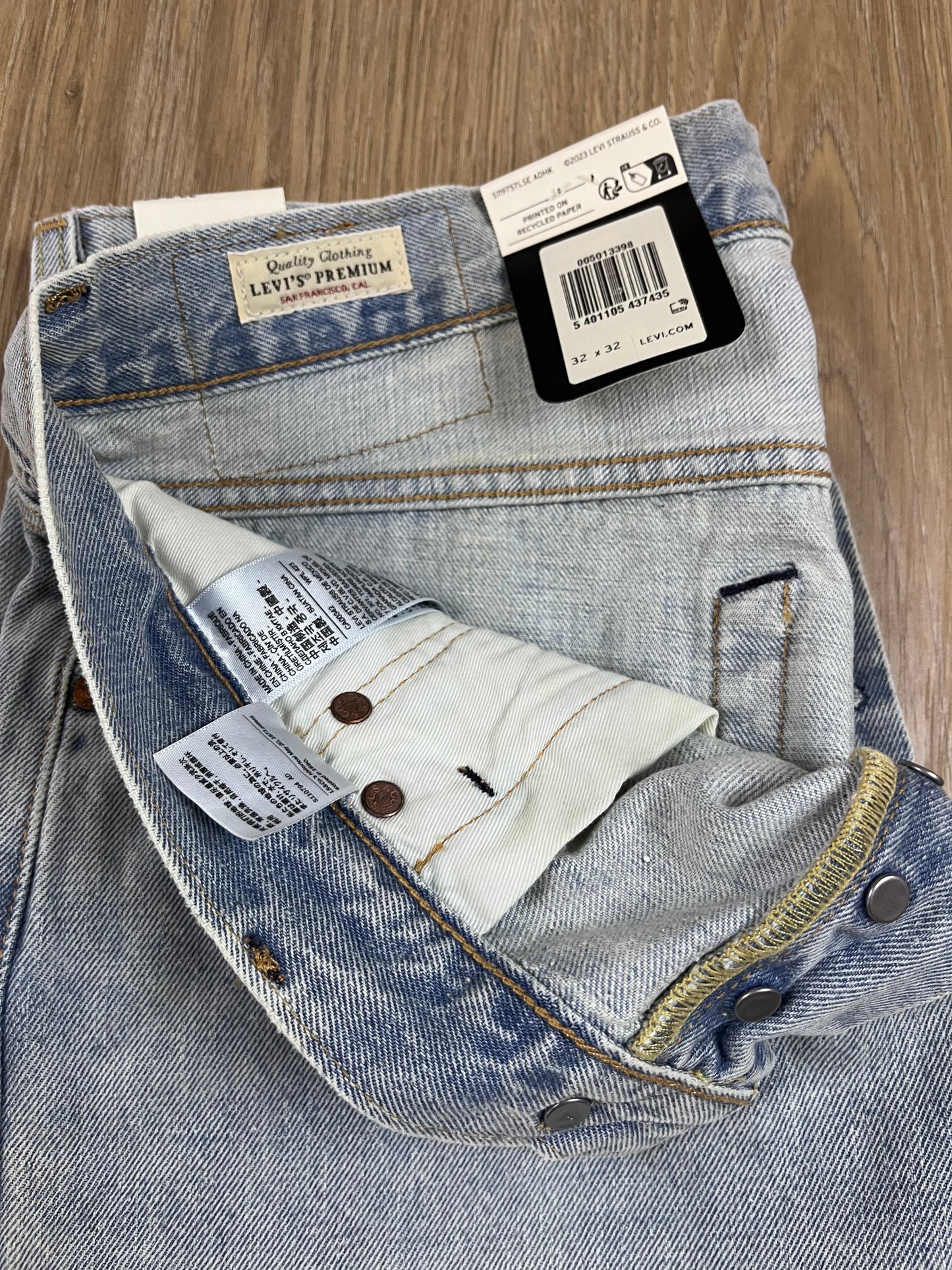 Levi's 501 Original Fit Jeans Herren Blau W32 / L32
