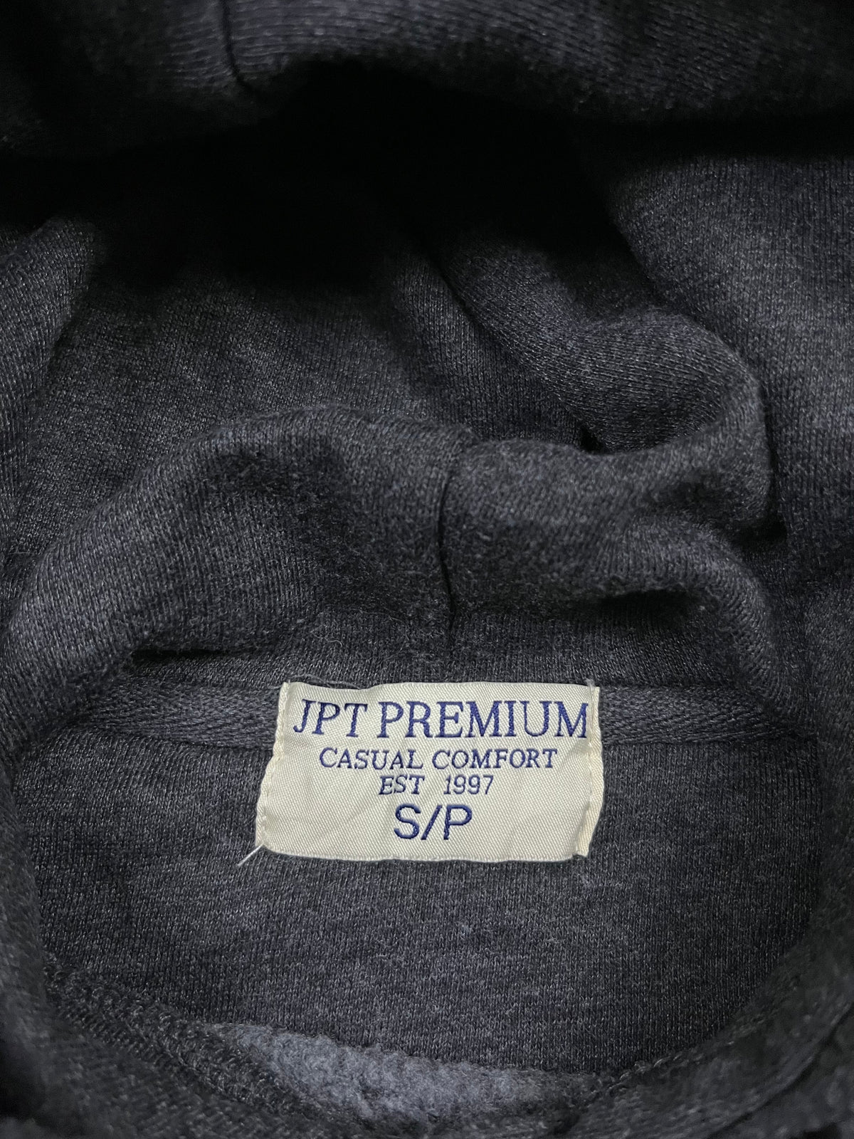 Vintage JPT Premium Hoodie University of Waterloo Anthrazit 1