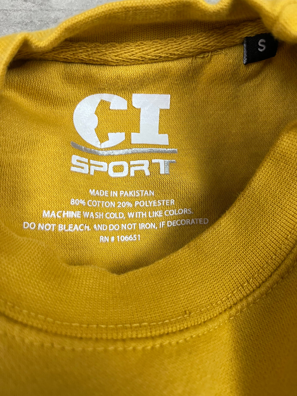 Vintage CI Sport Pullover Montana State Bobcats Gelb 1