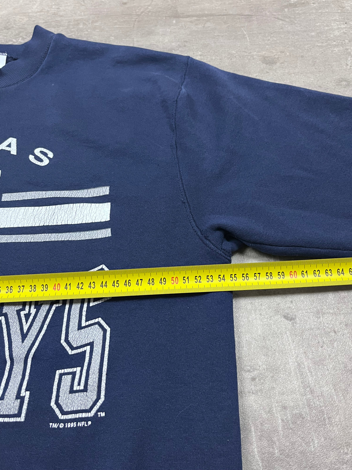 Vintage NEM Sportswear Pullover Dallas Cowboys Dunkelblau 1