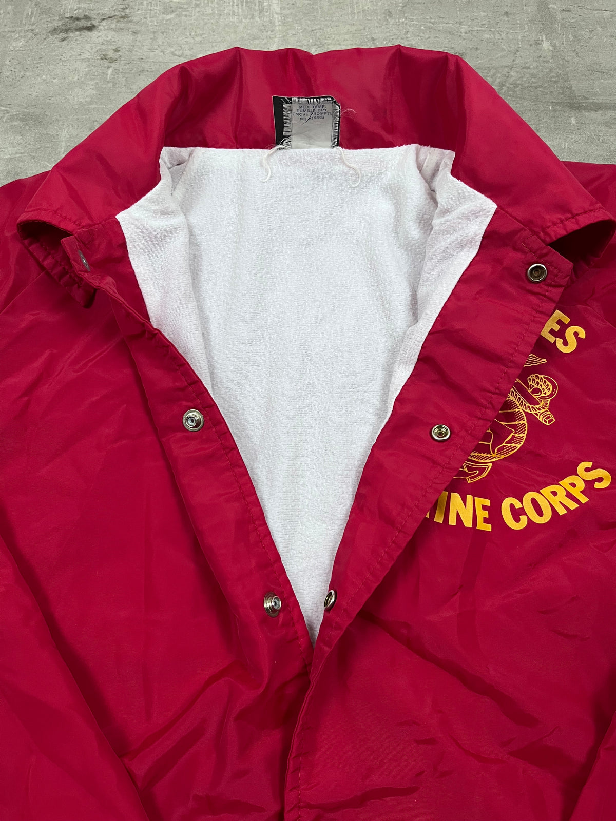 Vintage Sports Master Coachjacke United States Marine Corps Rot 1