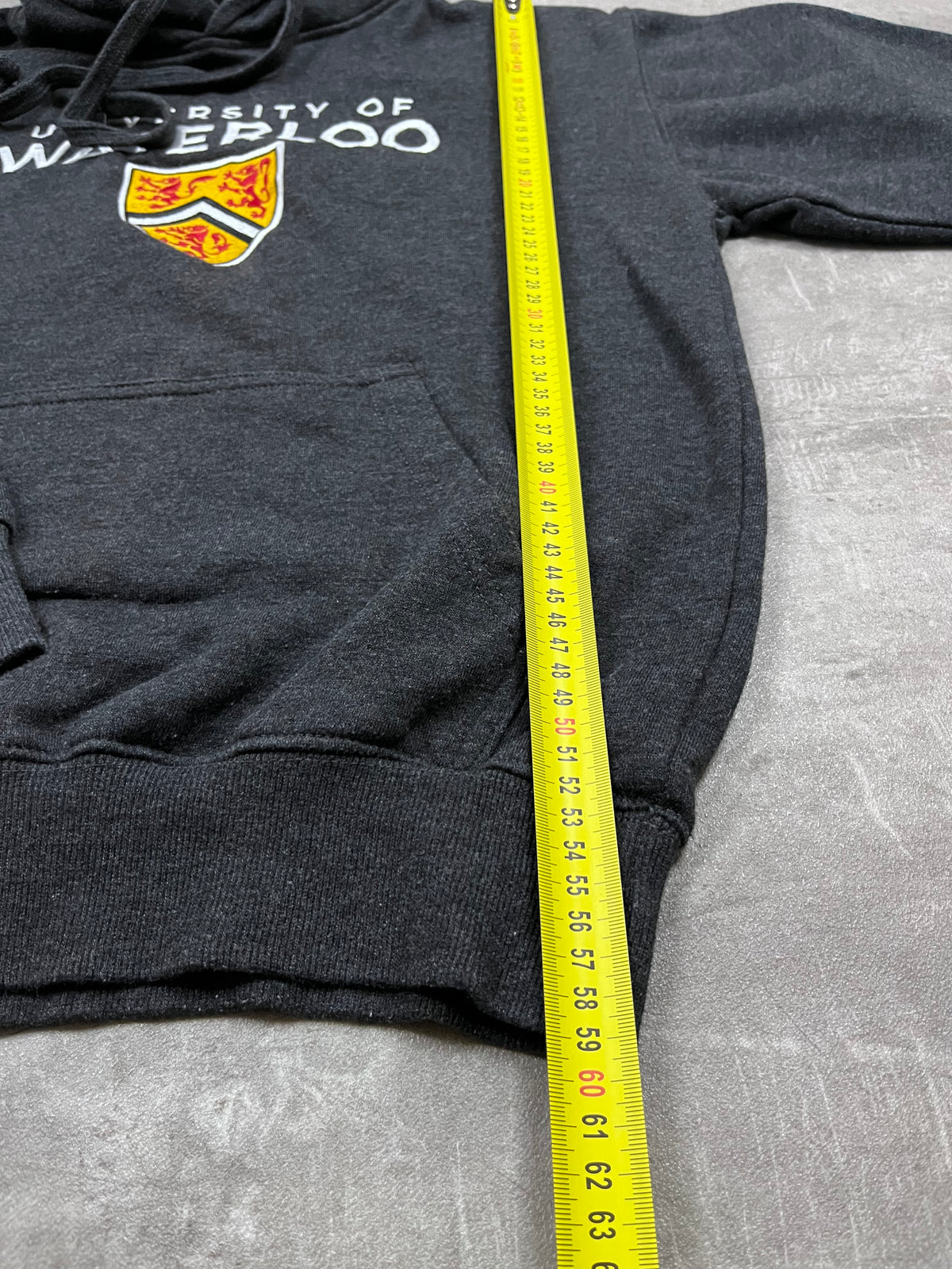 Vintage JPT Premium Hoodie University of Waterloo Anthrazit 1