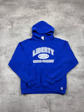 Vintage Russell Athletic Hoodie Liberty Cross Country Blau 32