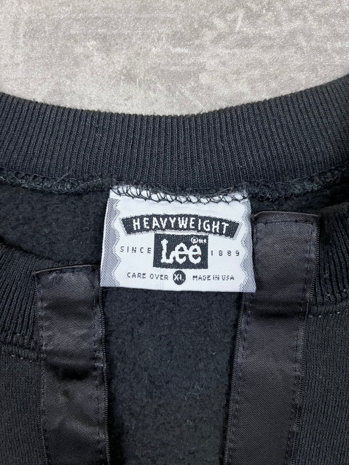 Vintage Lee Heavyweight Sweatjacke Blumenapplikationen 18