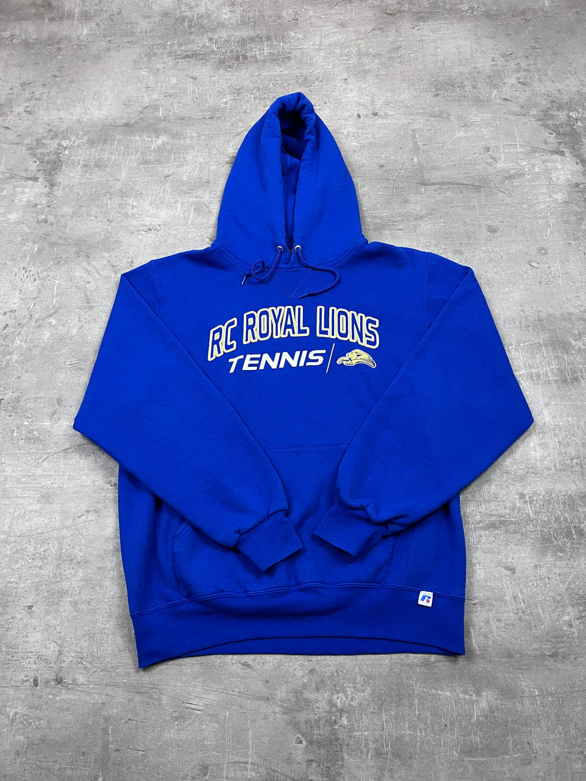Vintage Russell Athletic Hoodie RC Royal Lions Tennis 11