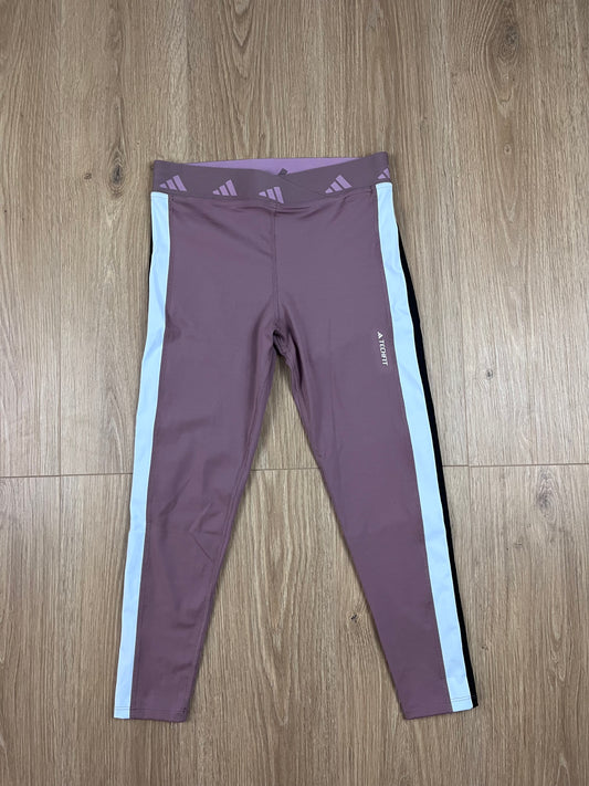 Adidas Techfit Training Tights Damen Sportleggings Rosa / Altrosa (Größe L)