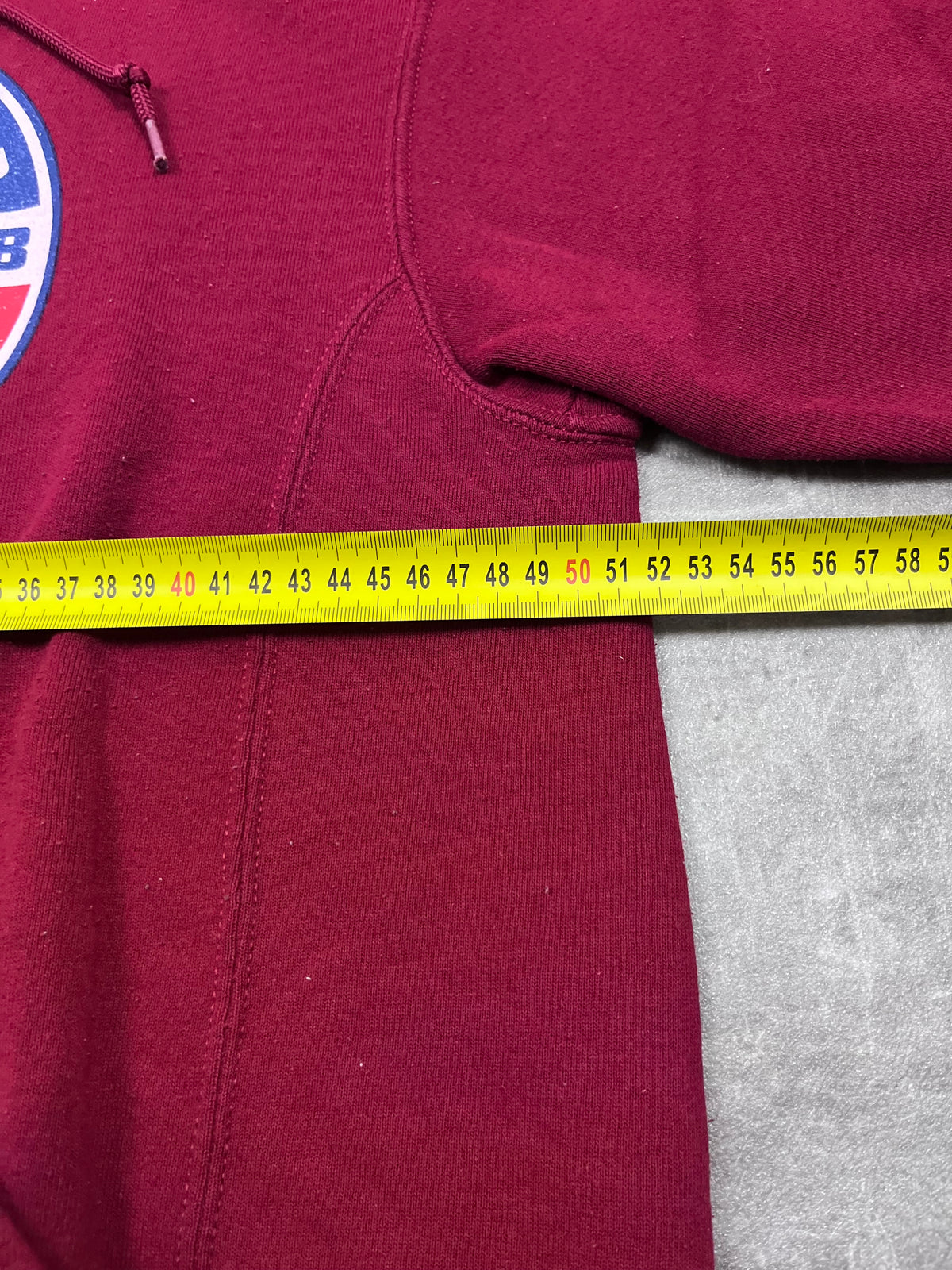 Vintage Russell Athletic Hoodie Alberta Soccer Bordeaux 29