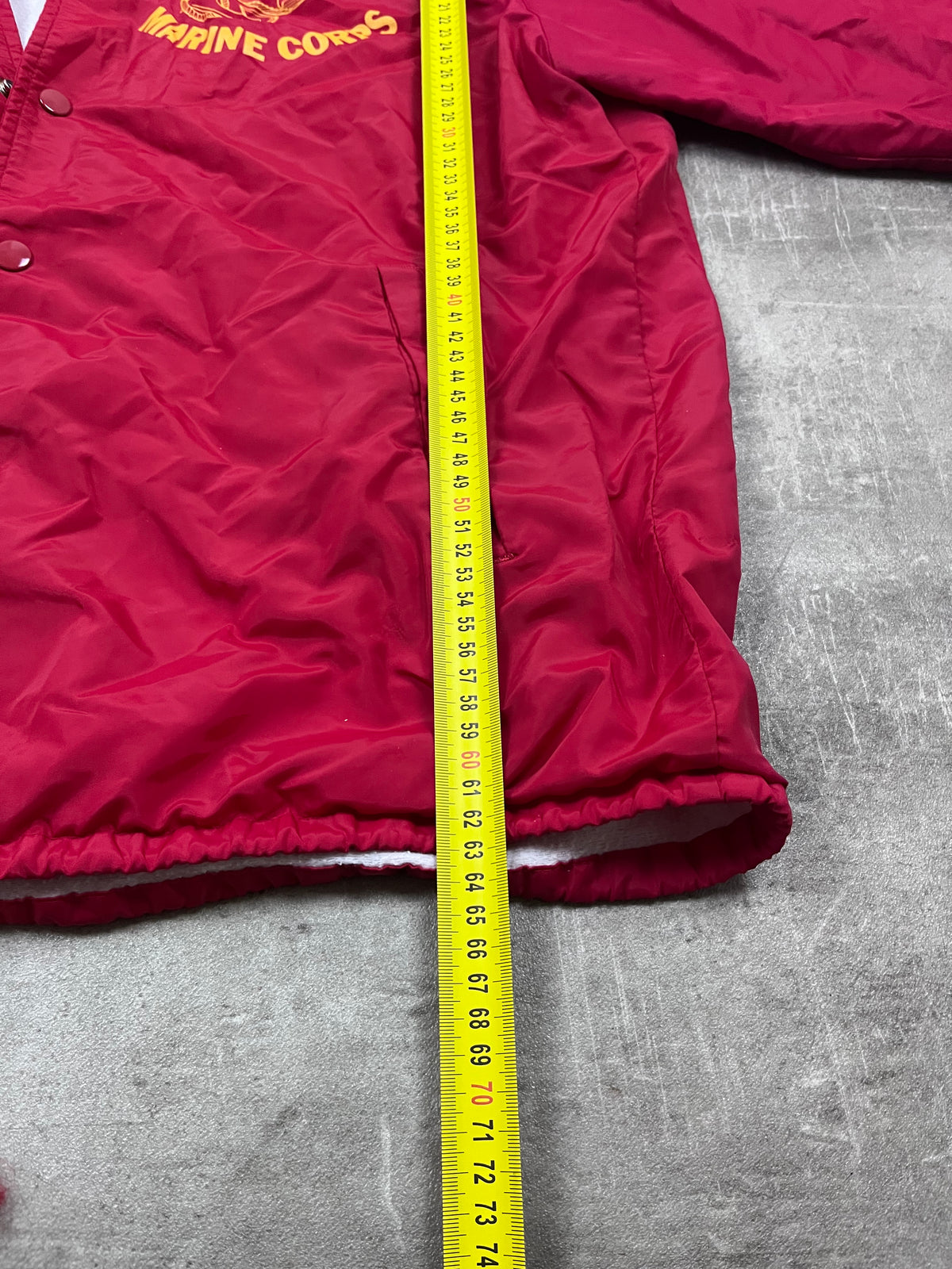 Vintage Sports Master Coachjacke United States Marine Corps Rot 1