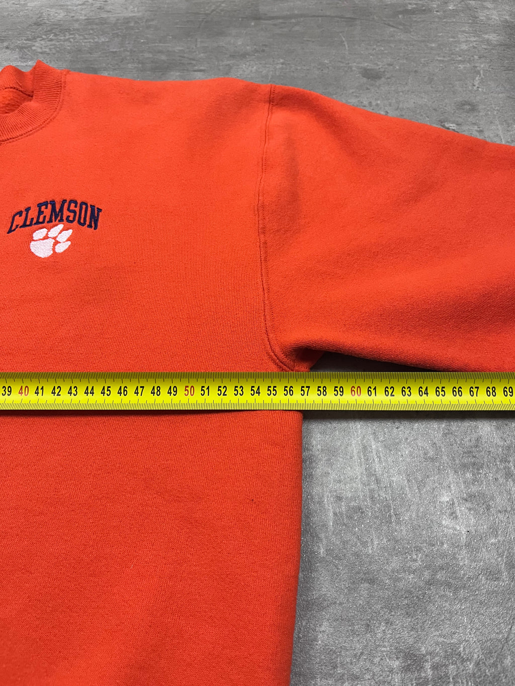 Vintage Russell Athletic Pullover Clemson Orange 33