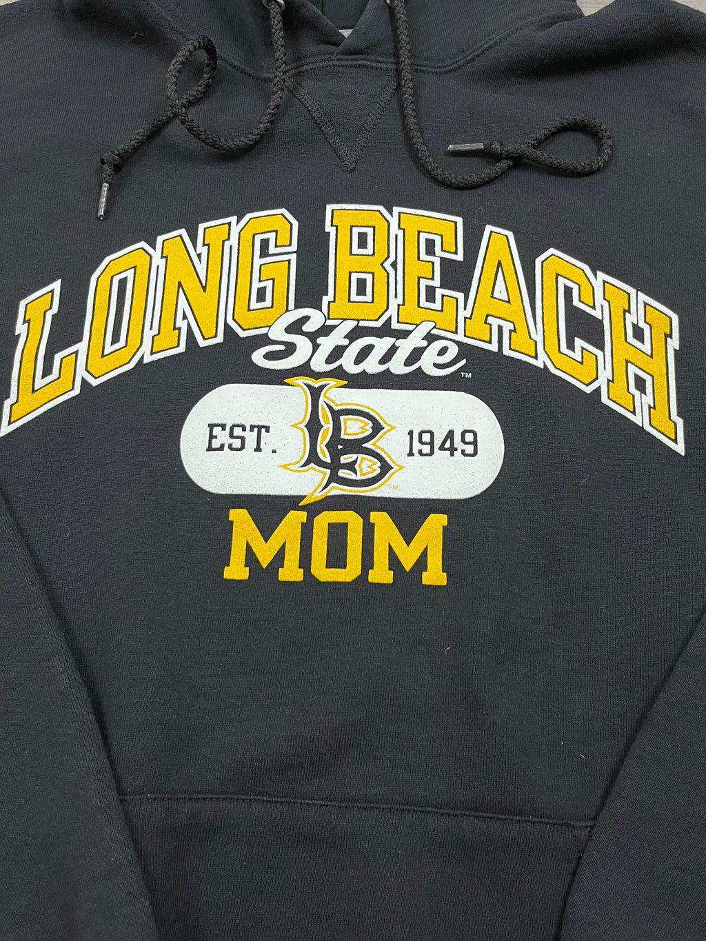 Vintage Russell Athletic Hoodie Long Beach State Mom 23