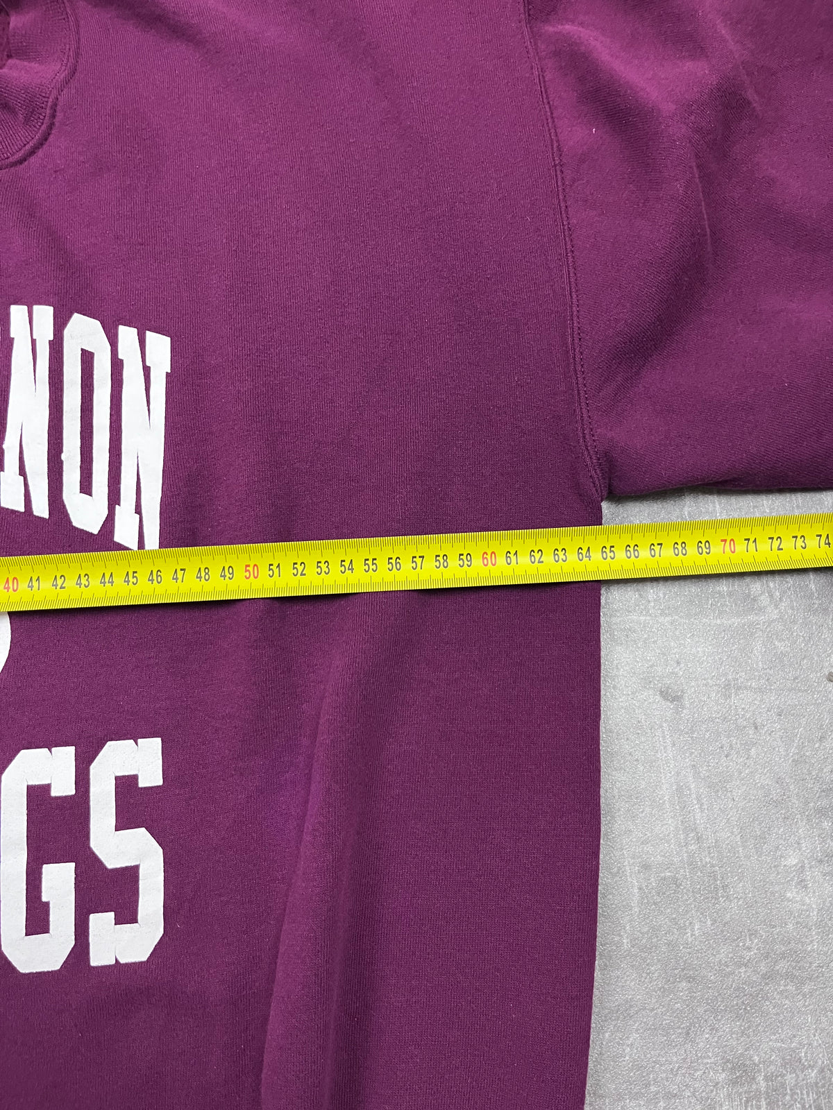 Vintage Russell Athletic Pullover Mount Vernon Mustangs 3