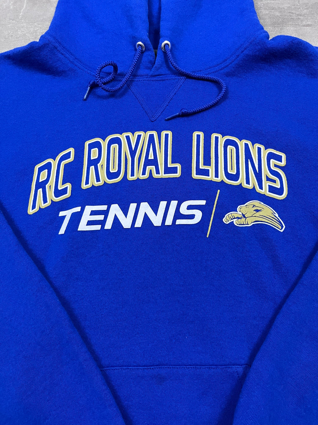 Vintage Russell Athletic Hoodie RC Royal Lions Tennis 11