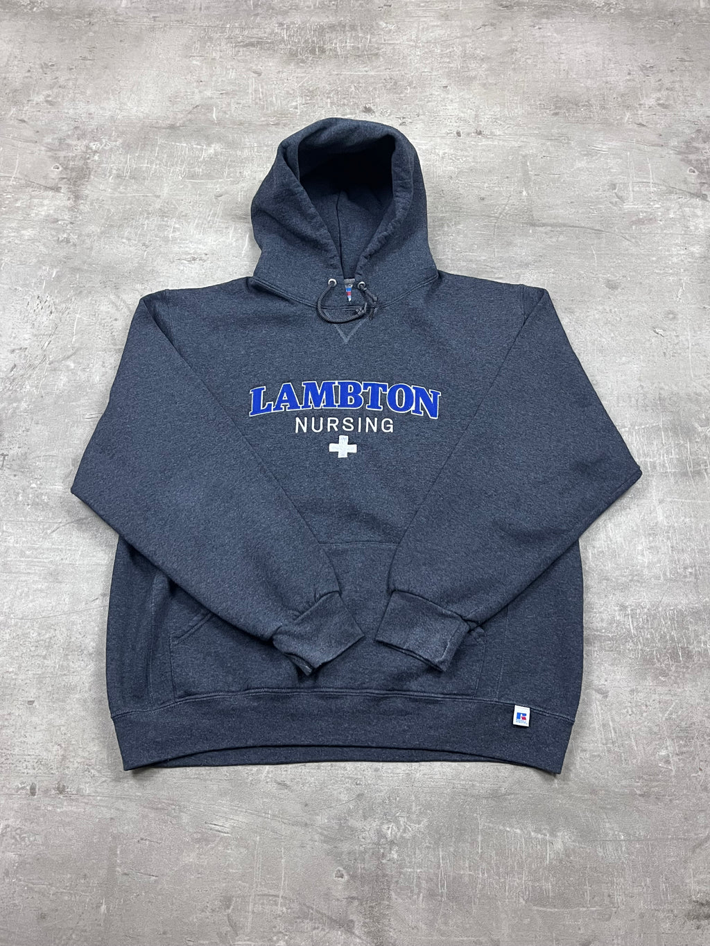Vintage Russell Athletic Hoodie Lambton Nursing 19