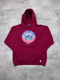 Vintage Russell Athletic Hoodie Alberta Soccer Bordeaux 29