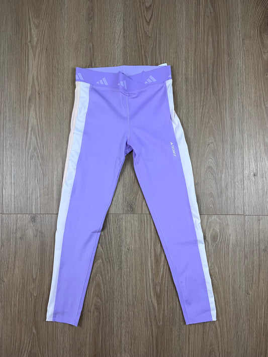 Adidas Training High Rise 7/8 Tights Damen Leggings Lila (Größe S)
