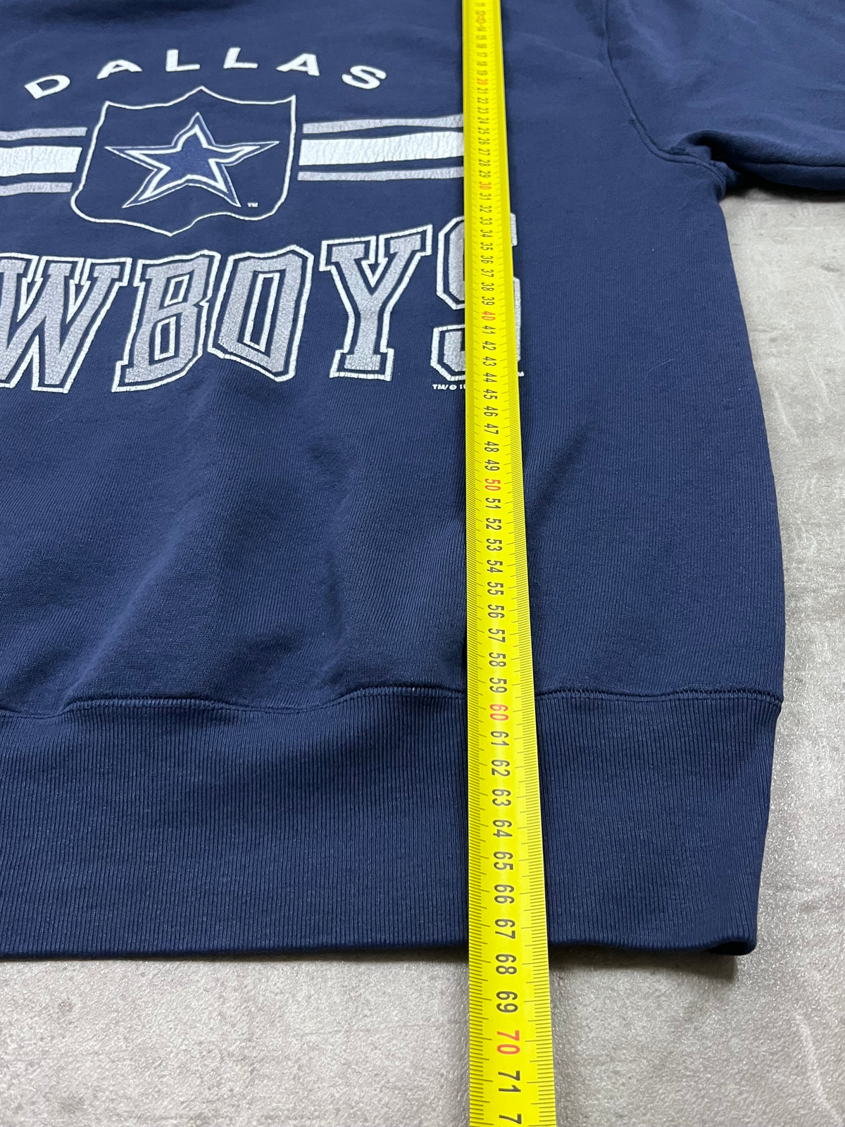 Vintage NEM Sportswear Pullover Dallas Cowboys Dunkelblau 1