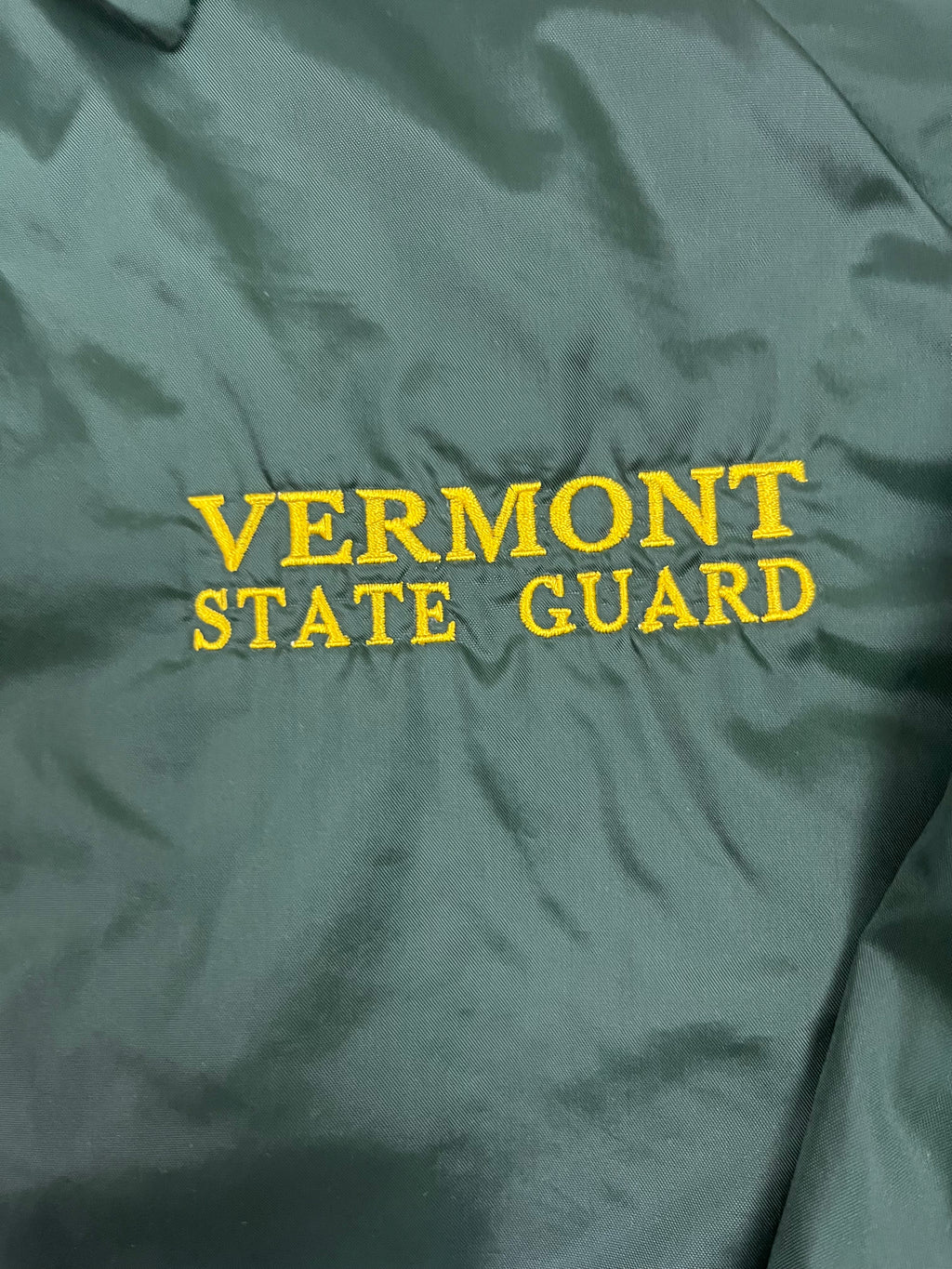 Vintage Augusta Sportswear Coachjacke Vermont State Guard Grün 1