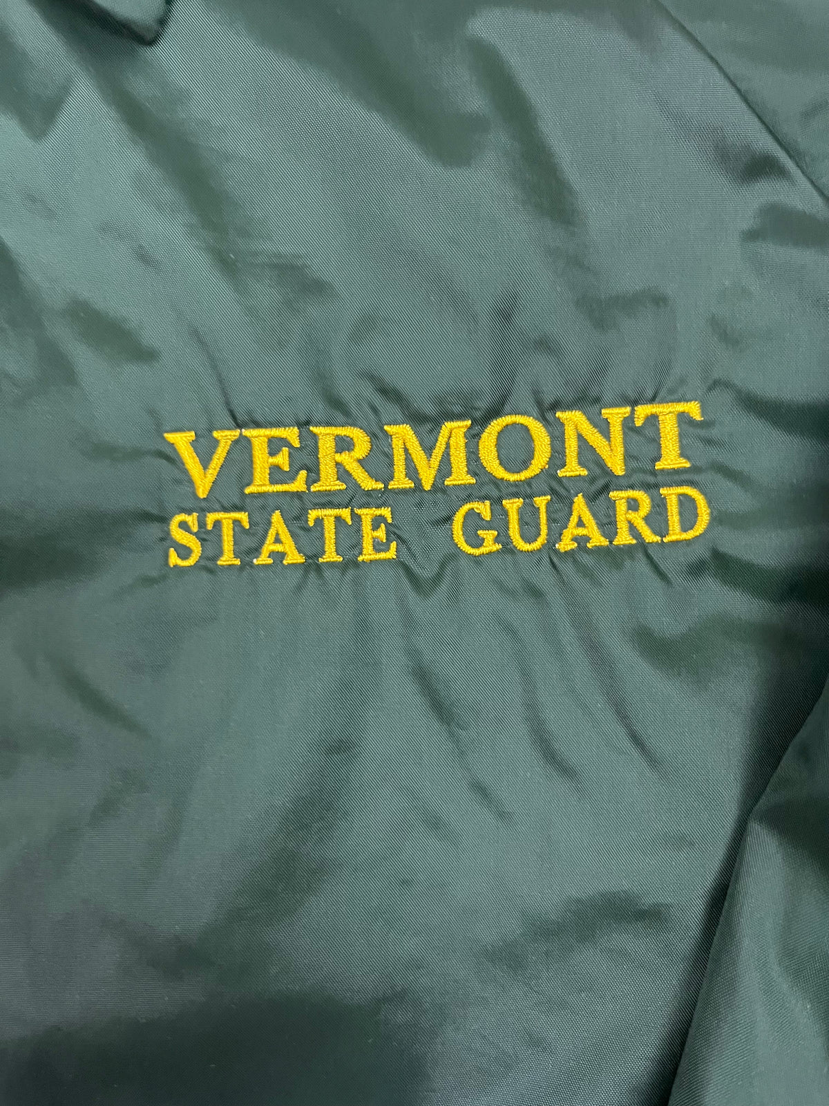 Vintage Augusta Sportswear Coachjacke Vermont State Guard Grün 1