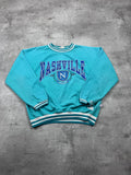 Vintage Diport USA Pullover Nashville Tennessee Türkis 1