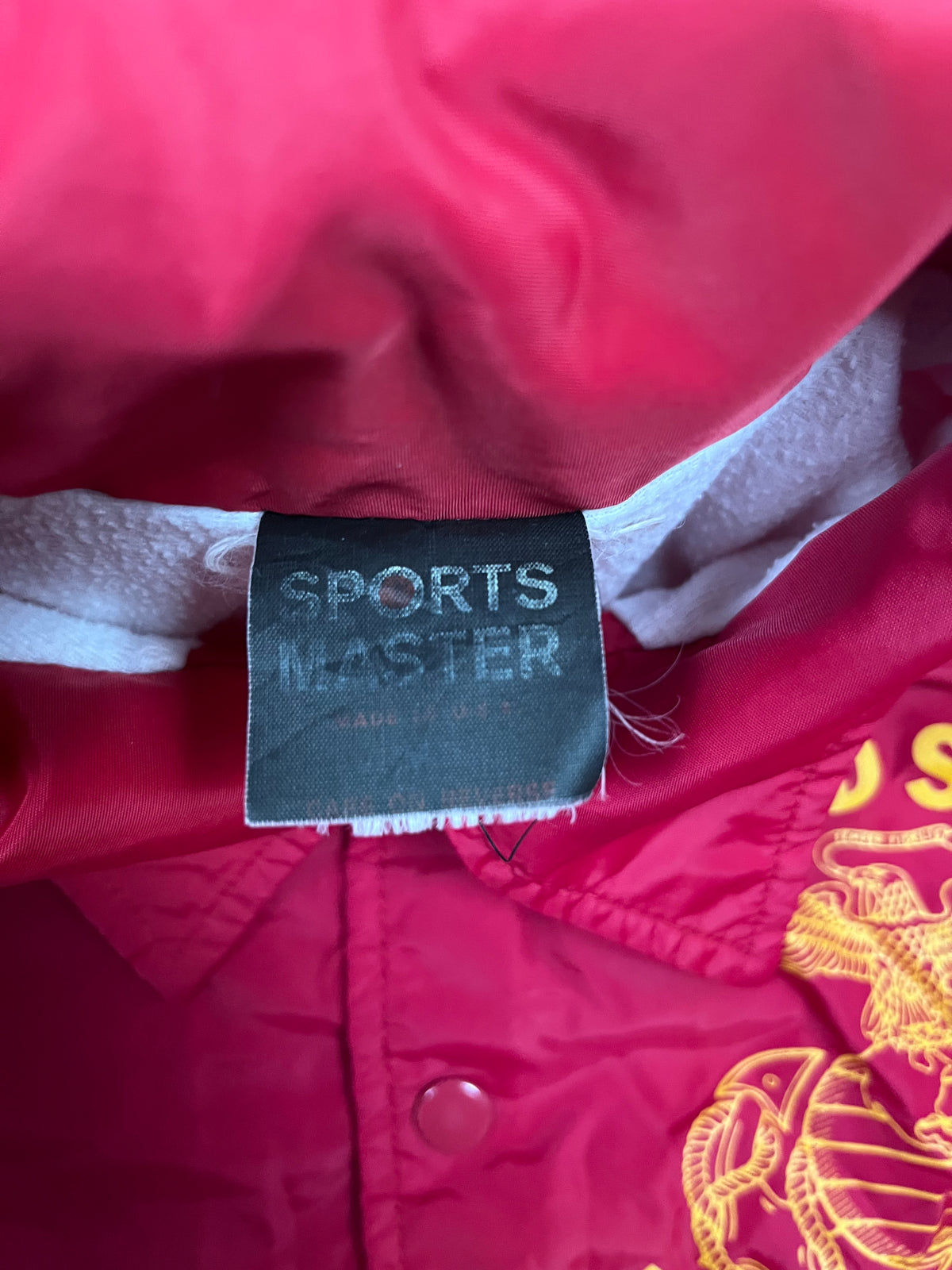 Vintage Sports Master Coachjacke United States Marine Corps Rot 1