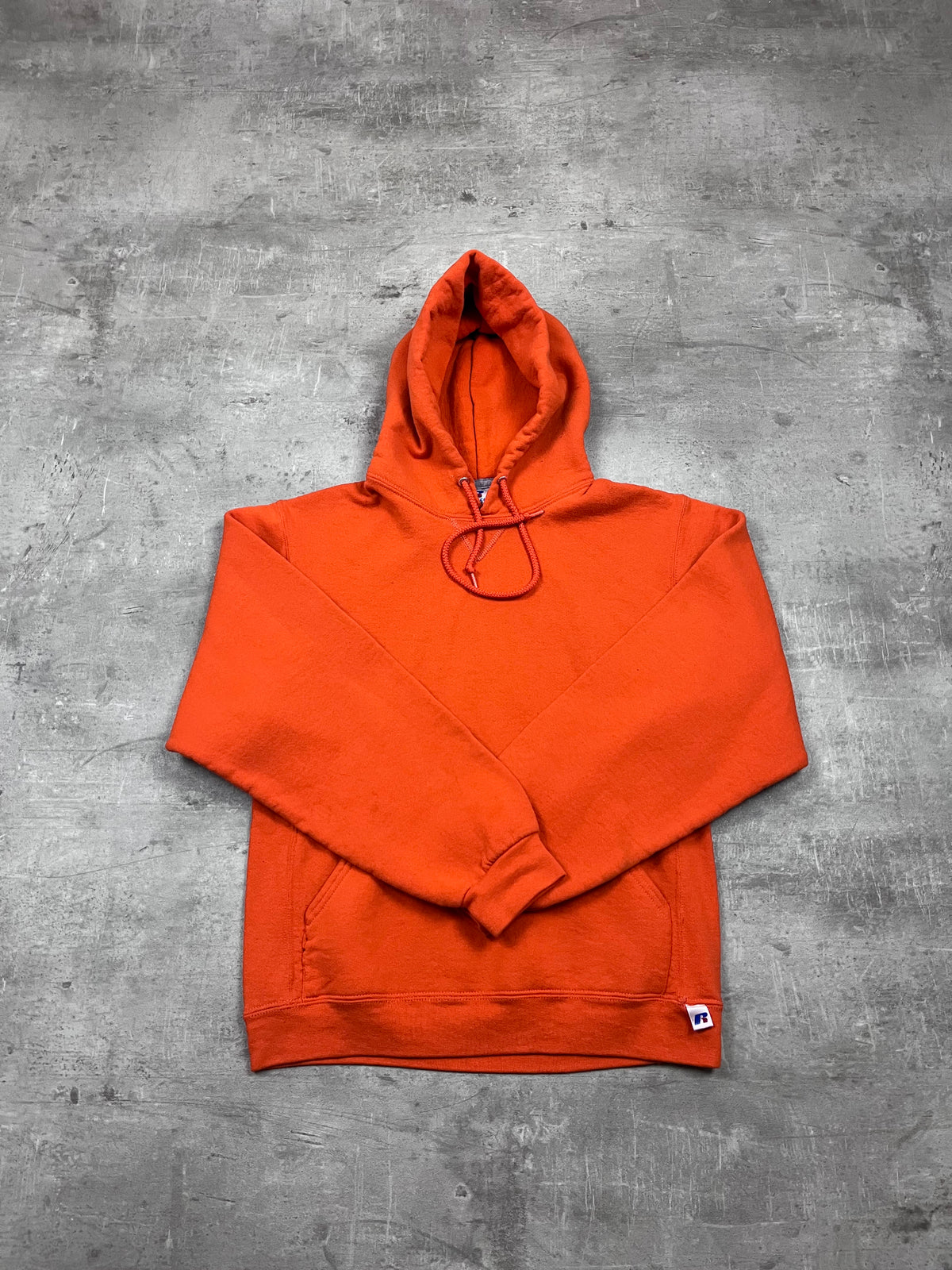 Vintage Russell Athletic Hoodie Orange 24