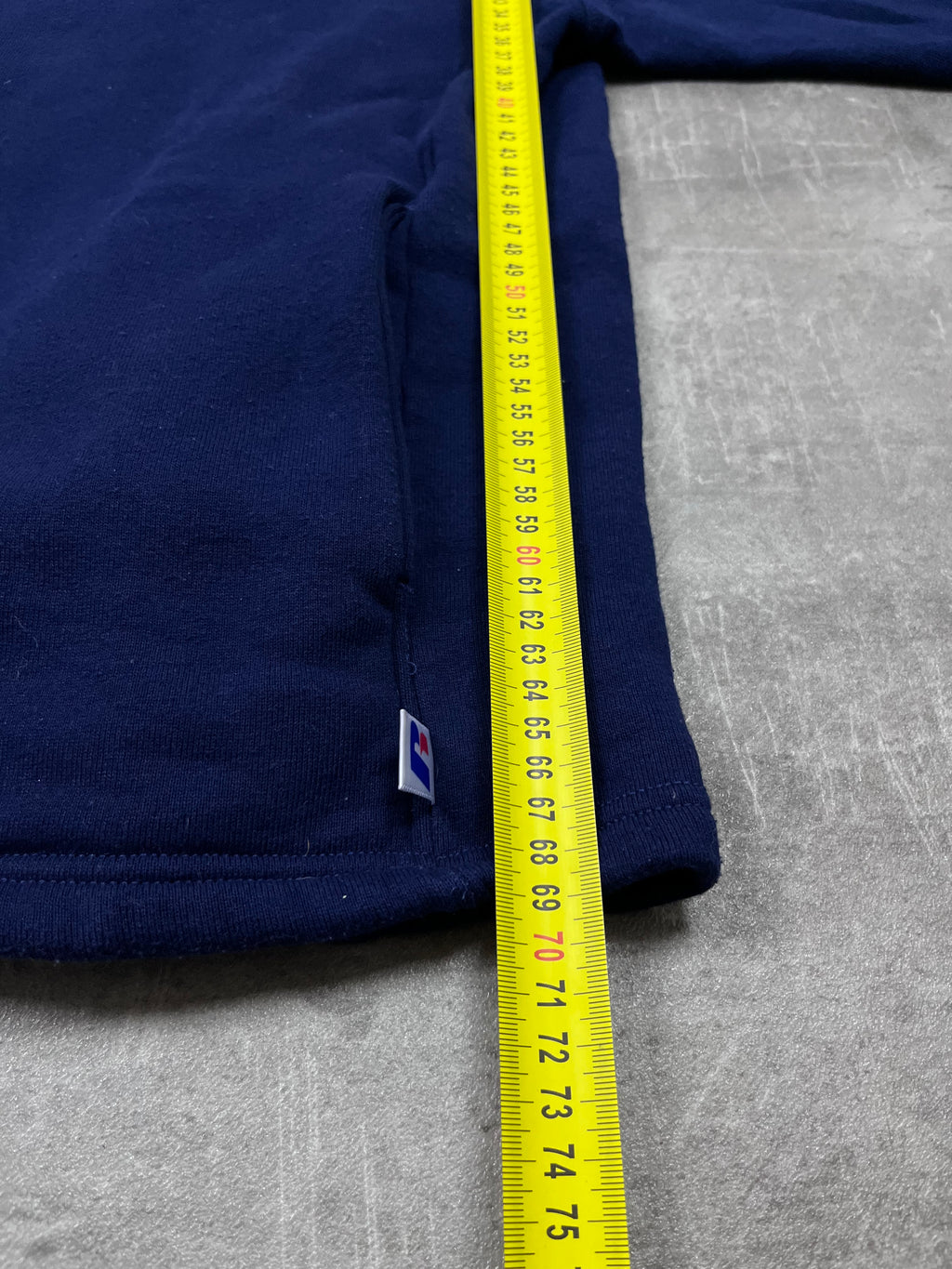 Vintage Russell Athletic Half-Zip Pullover Dunkelblau 27