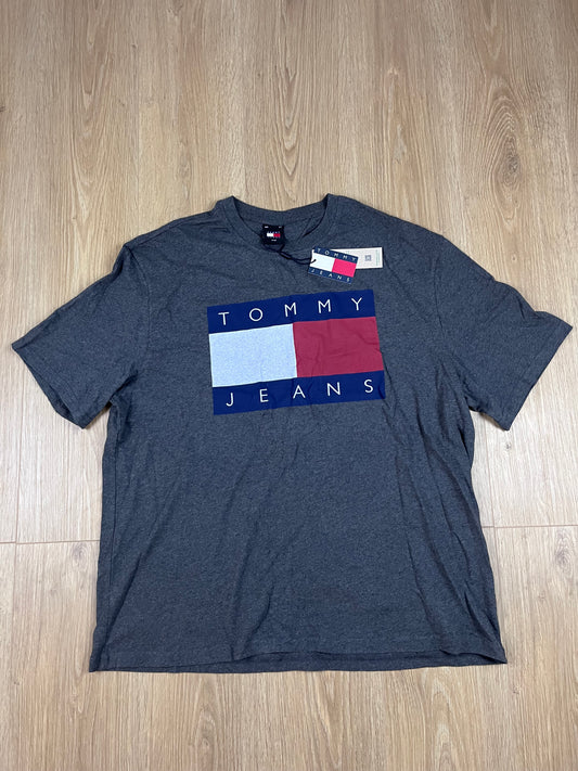 Tommy Jeans Herren T-Shirt Grau / Anthrazit (Größe L)