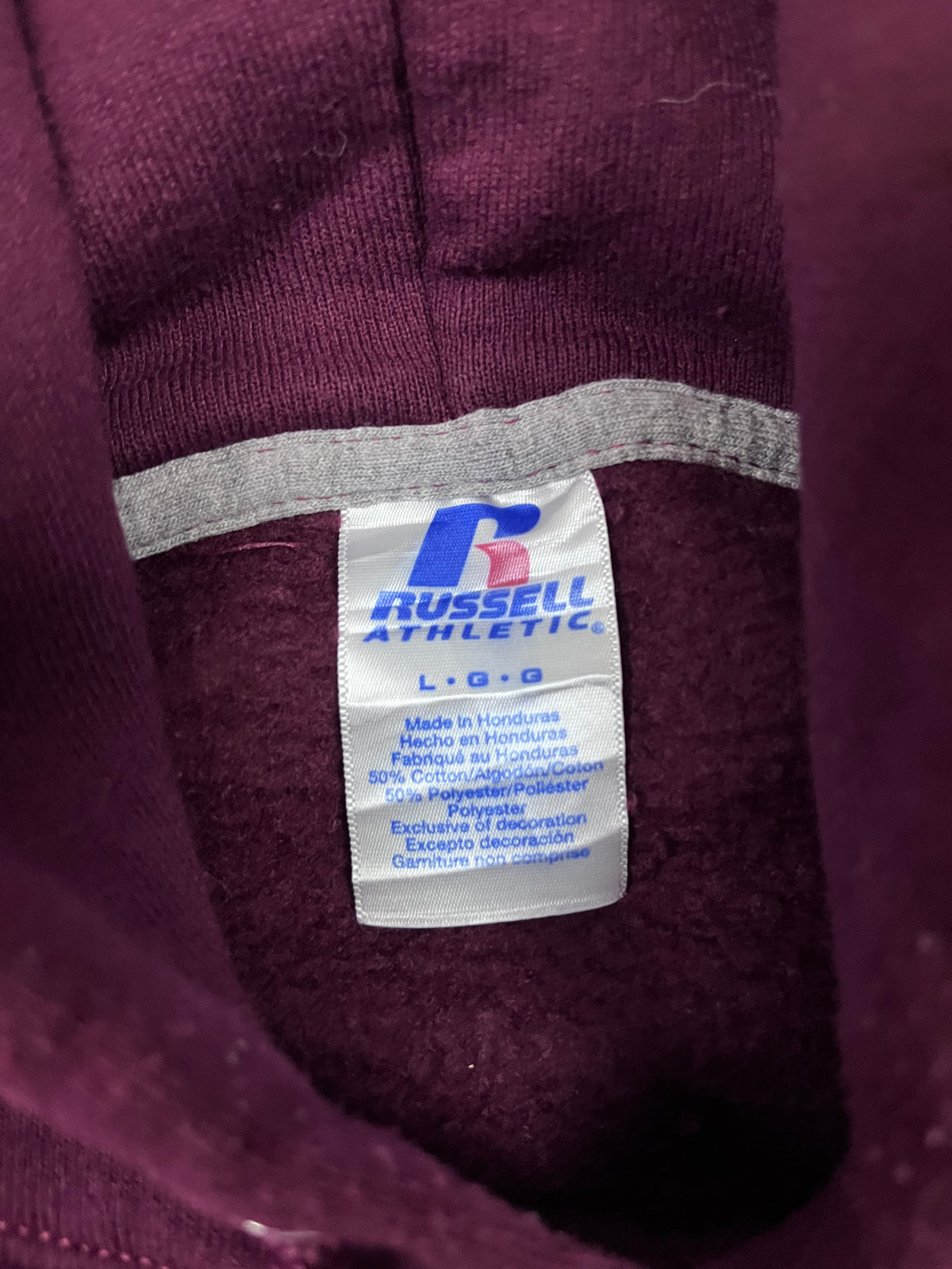 Vintage Russell Athletic Hoodie Cascade Staff 6