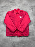 Vintage Wise Wear Coachjacke Ron’s Feed Service Rot 1