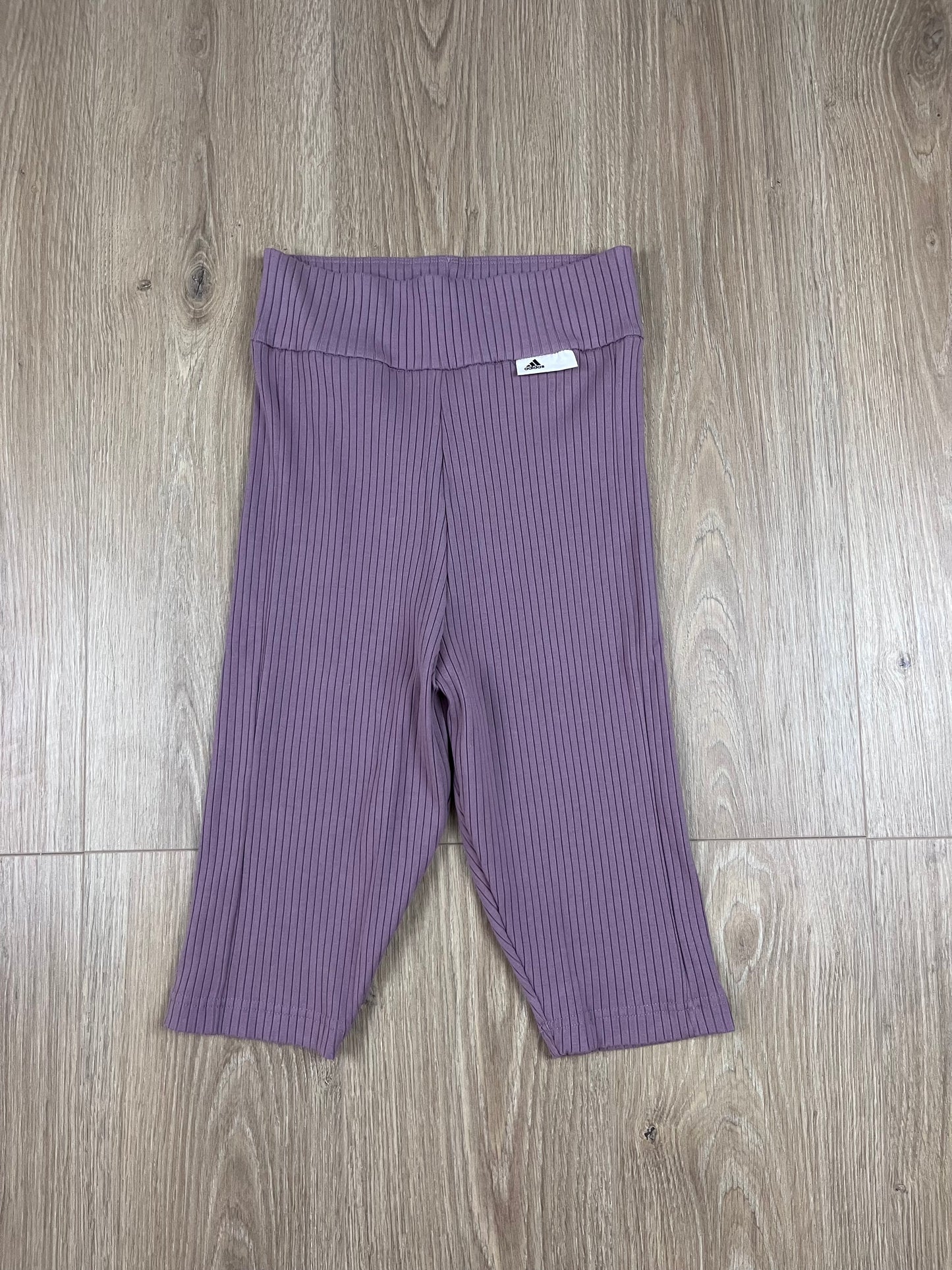 Adidas Sportswear Slim Rib Shorts Damen Rosa / Mauve (Größe 36 / S)