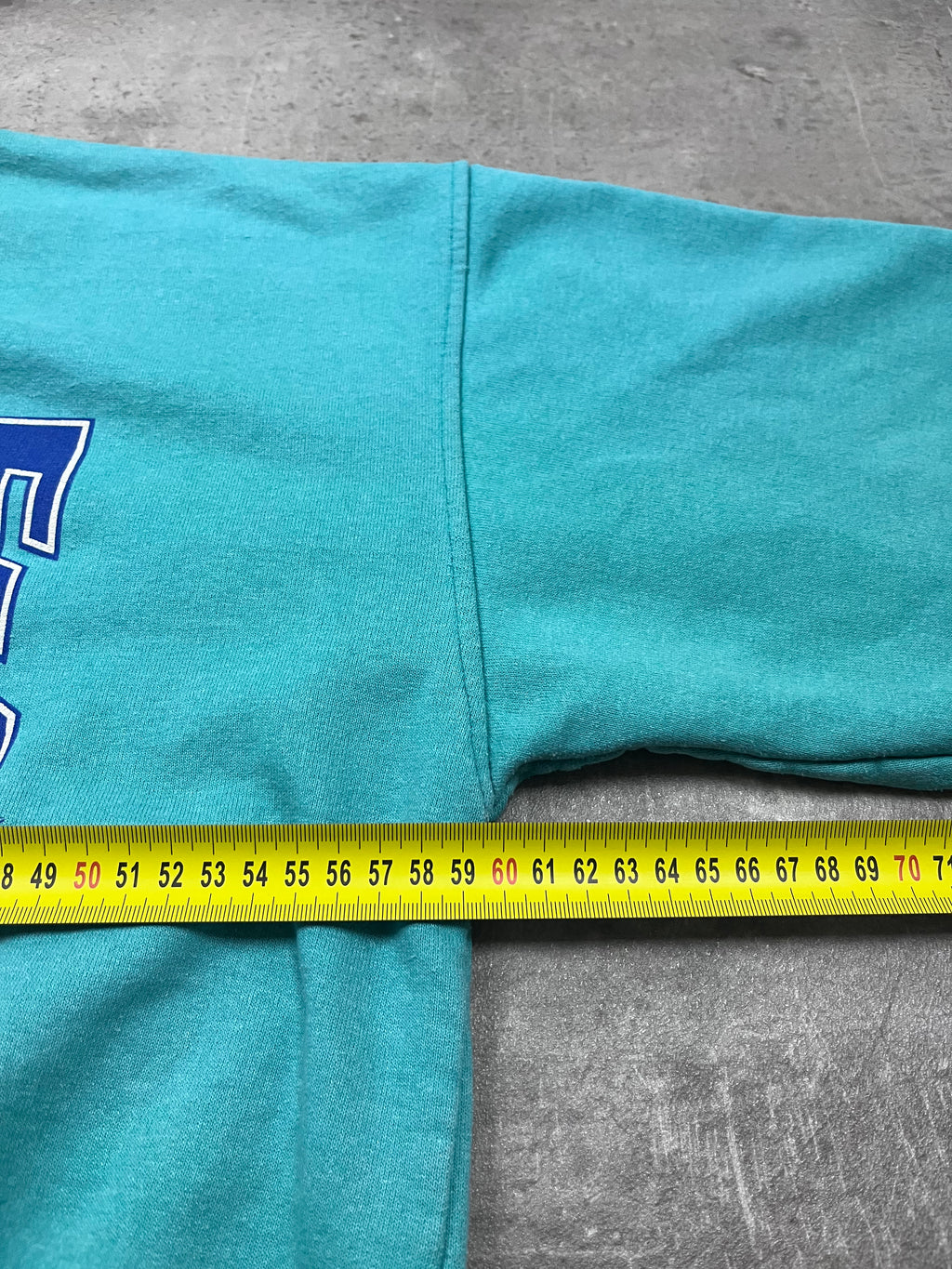 Vintage Diport USA Pullover Nashville Tennessee Türkis 1