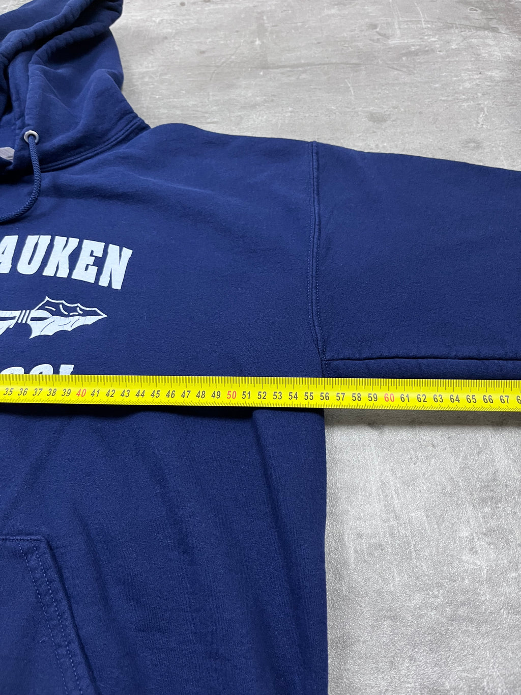 Vintage Jerzees Hoodie Pennsauken High School Dunkelblau 2