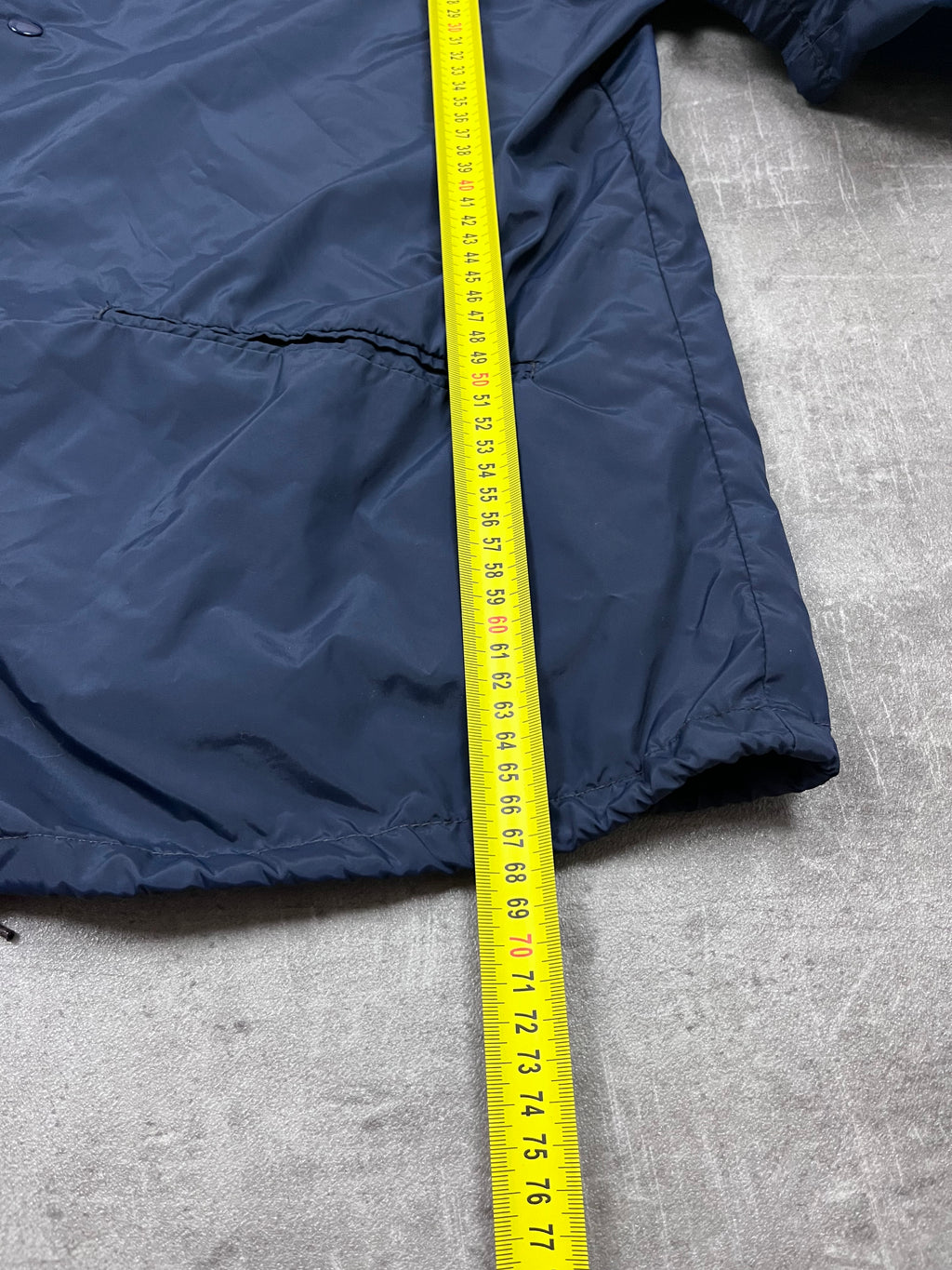 Vintage Coachjacke Dunkelblau 1