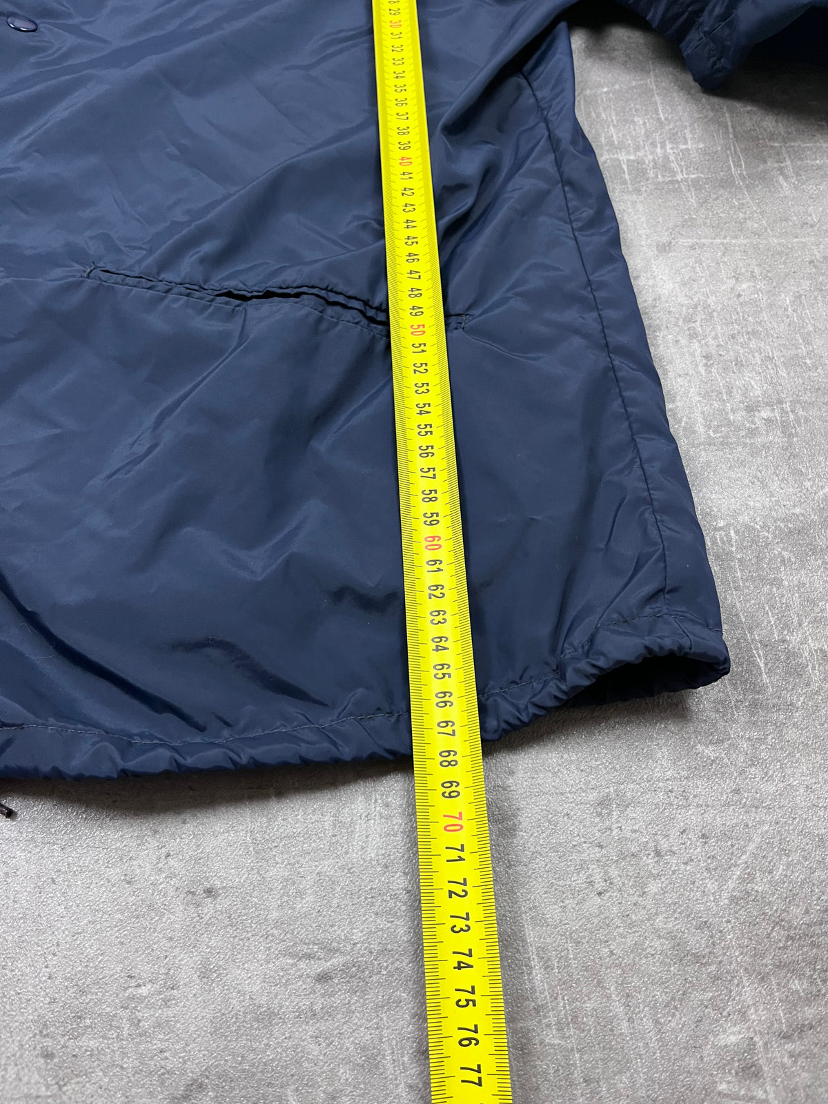 Vintage Coachjacke Dunkelblau 1